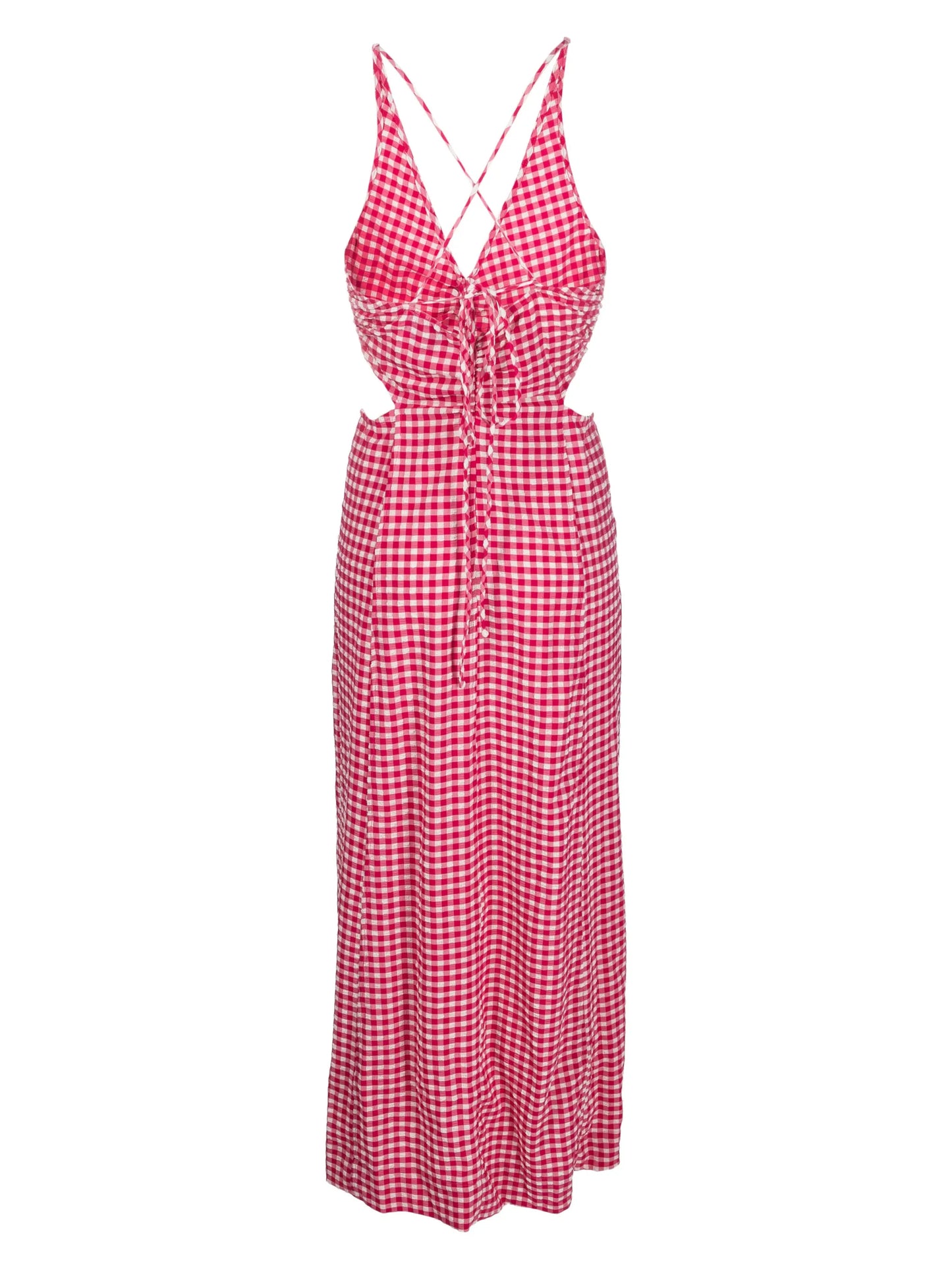 Love Potion seersucker maxi dress