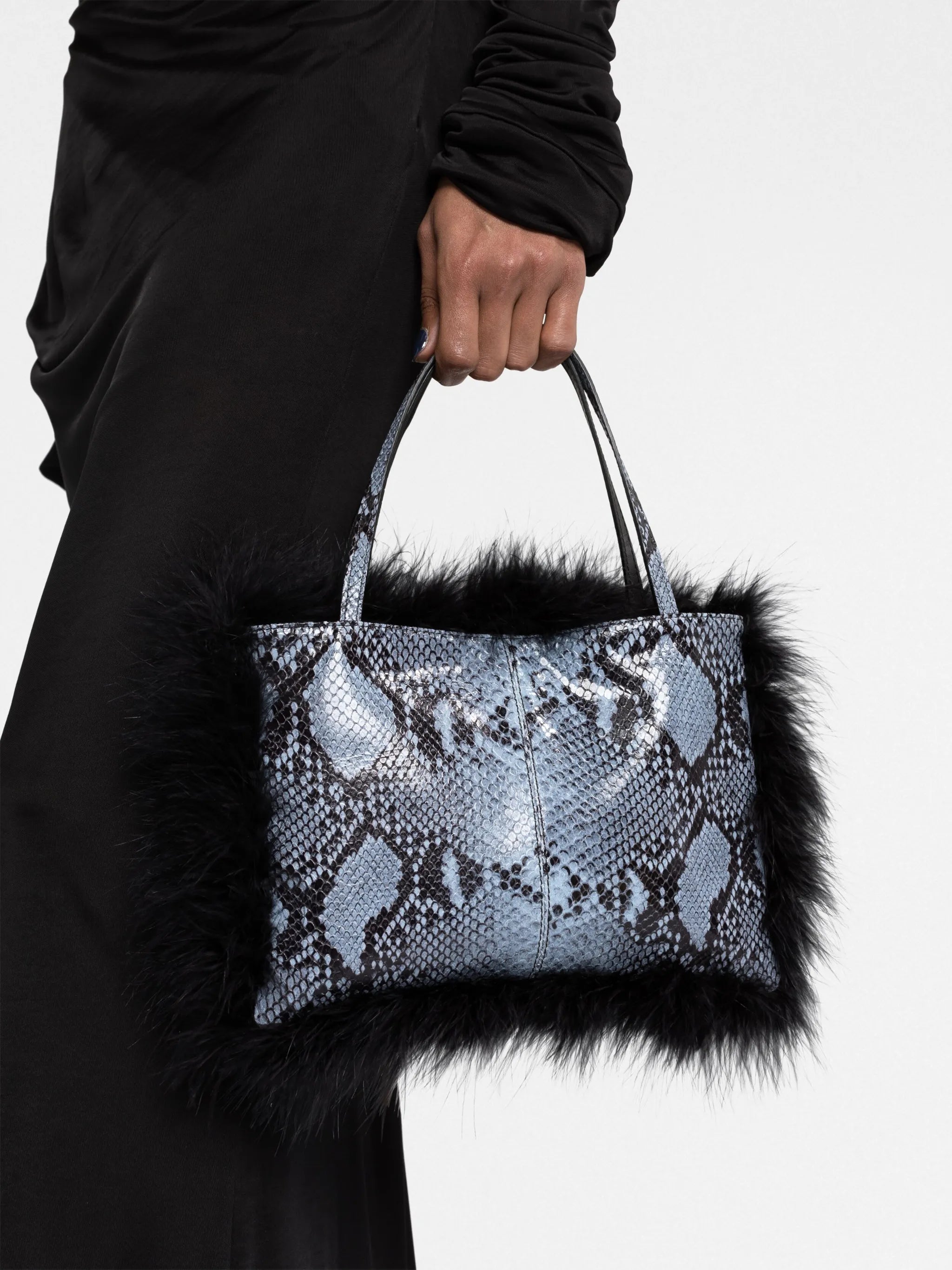 Suki snake-effect tote bag