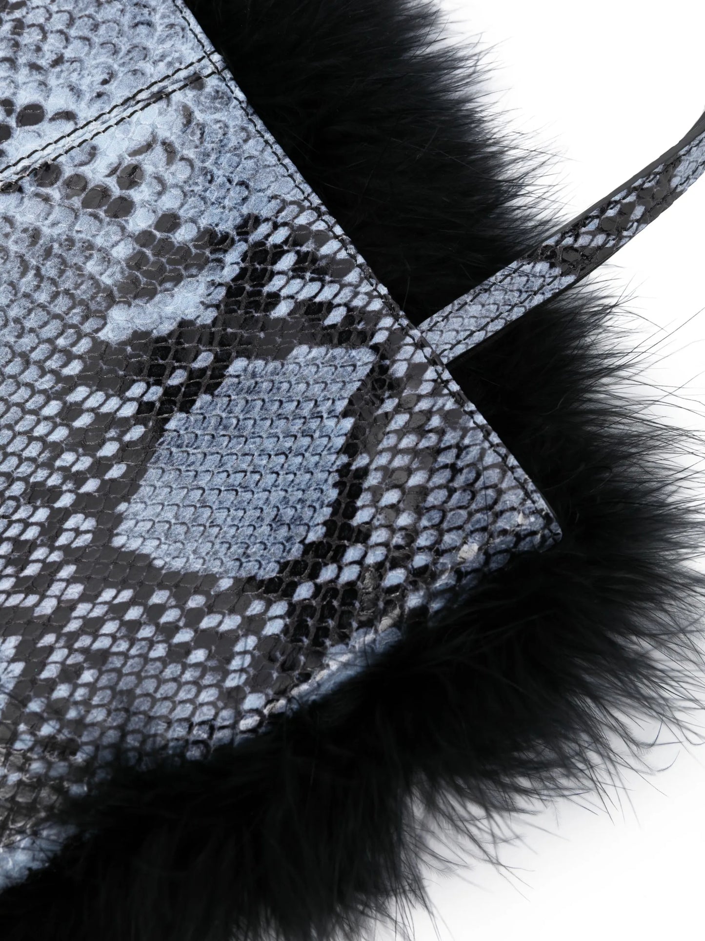 Suki snake-effect tote bag