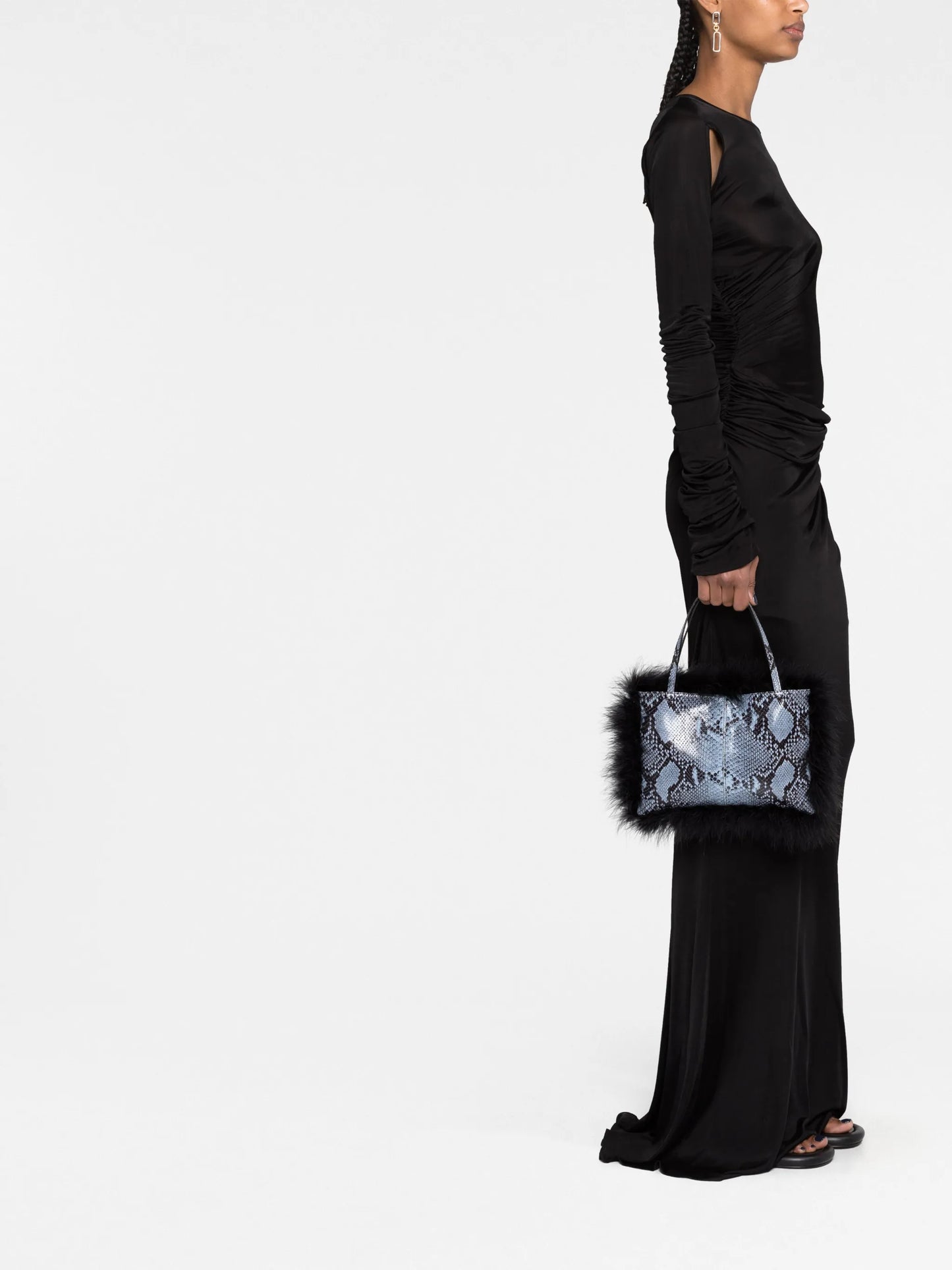 Suki snake-effect tote bag