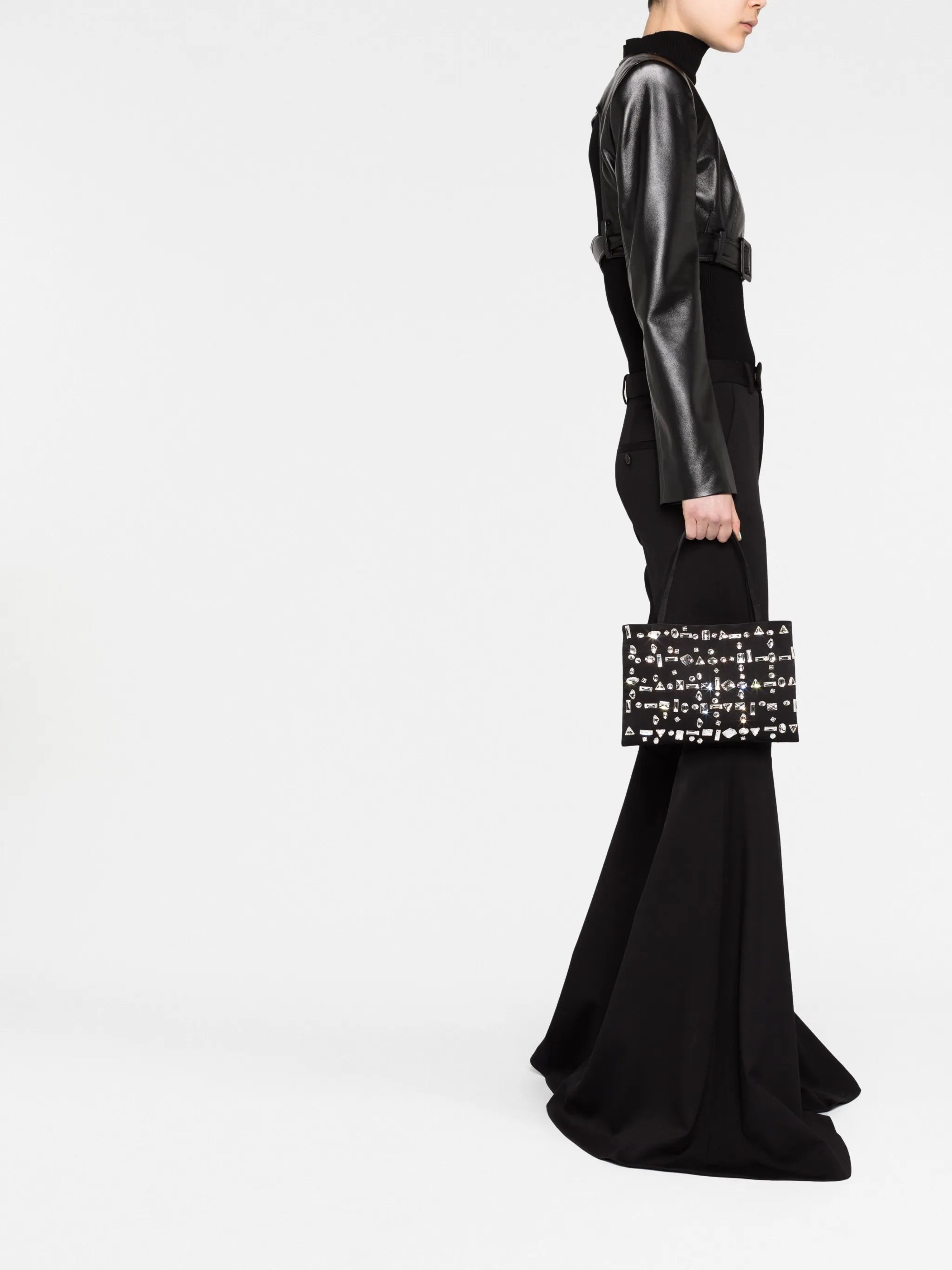 crystal-embellished mini bag