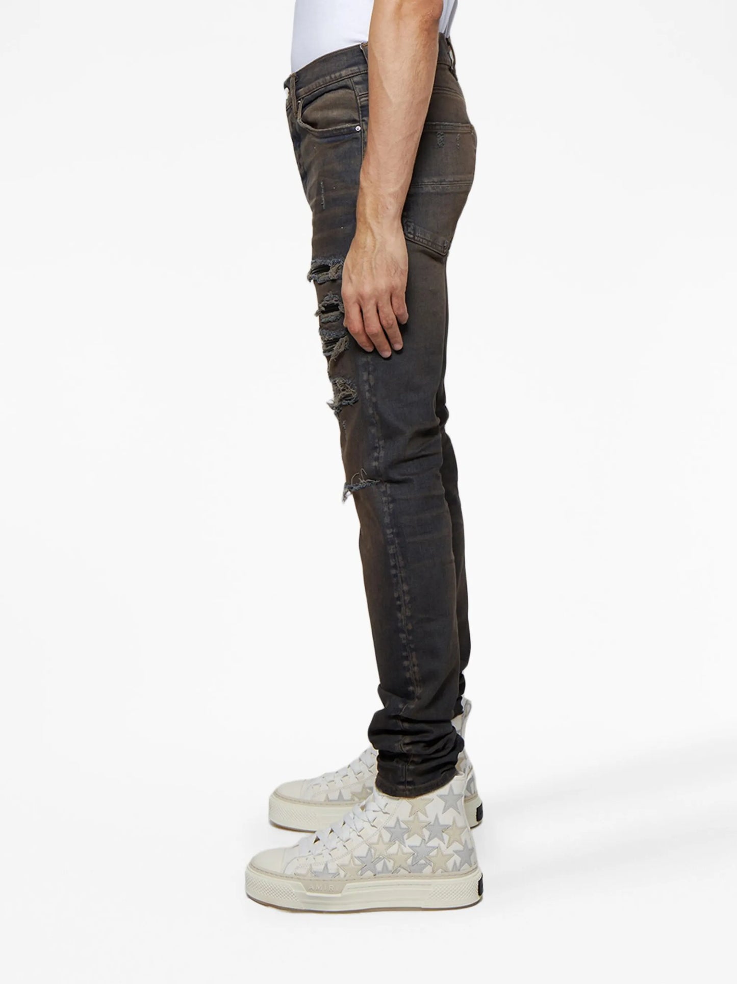 Thrasher ripped skinny jeans