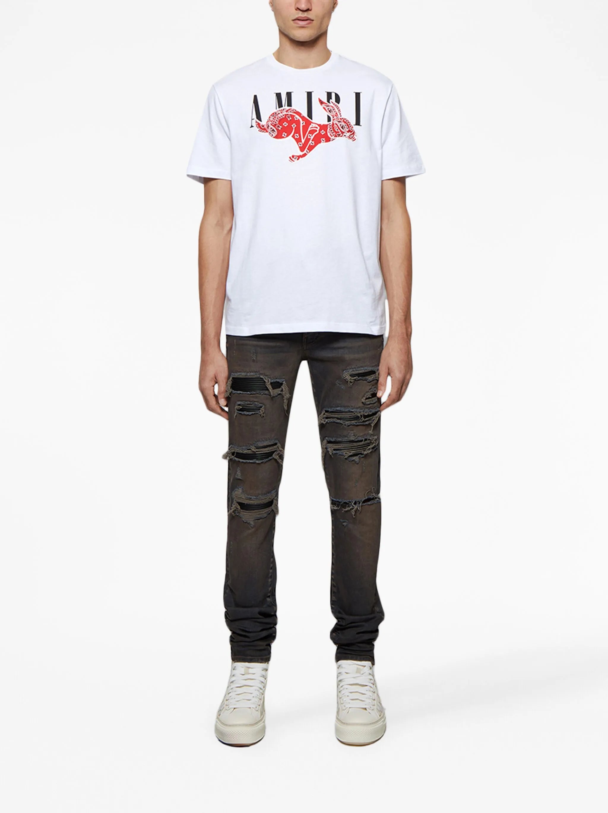 Thrasher ripped skinny jeans