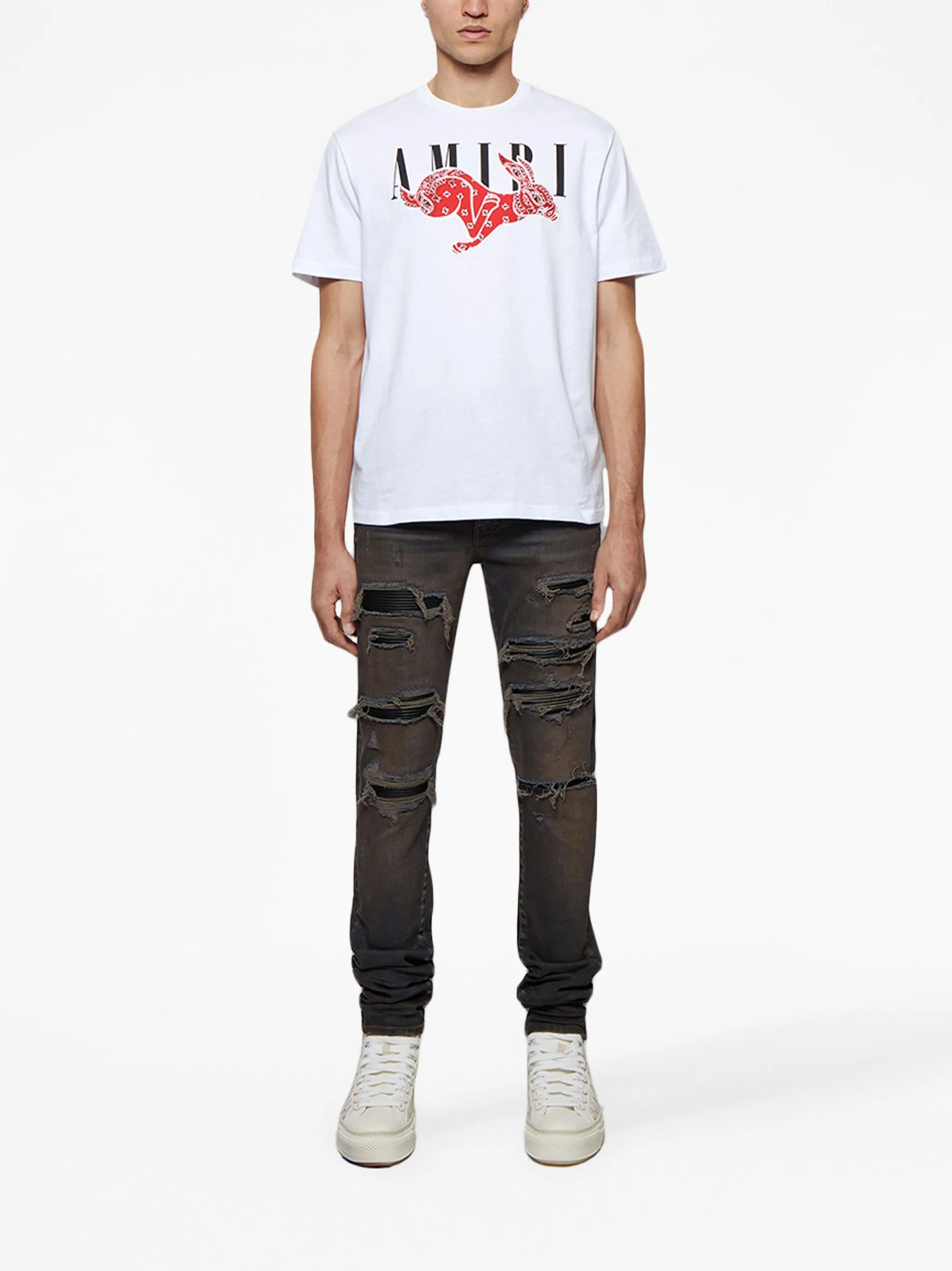 Thrasher ripped skinny jeans