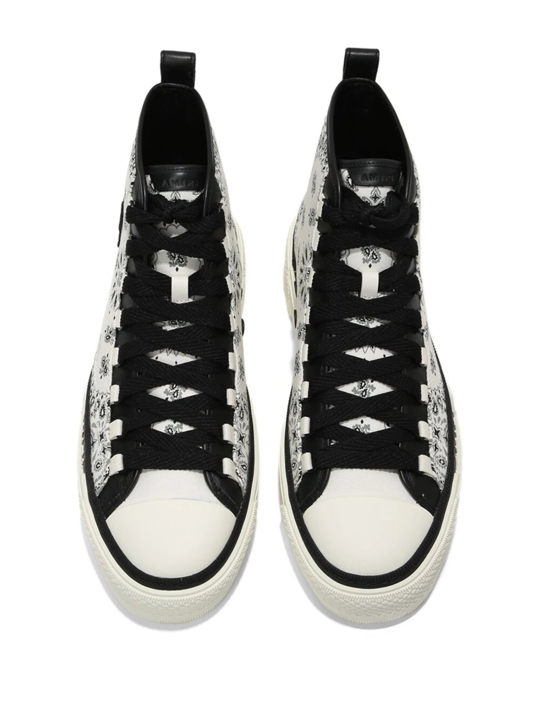 bandana-print high-top sneakers
