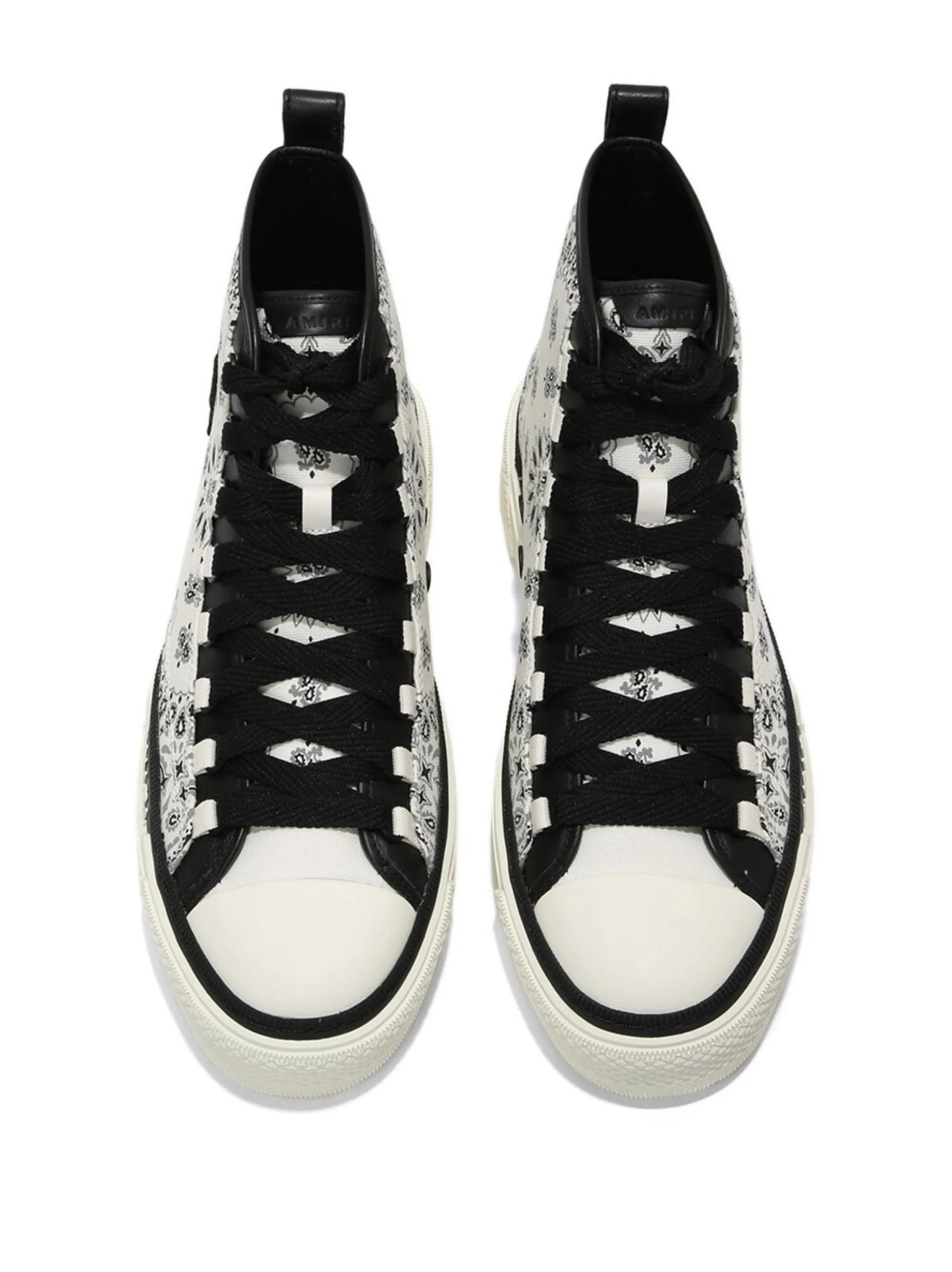 bandana-print high-top sneakers