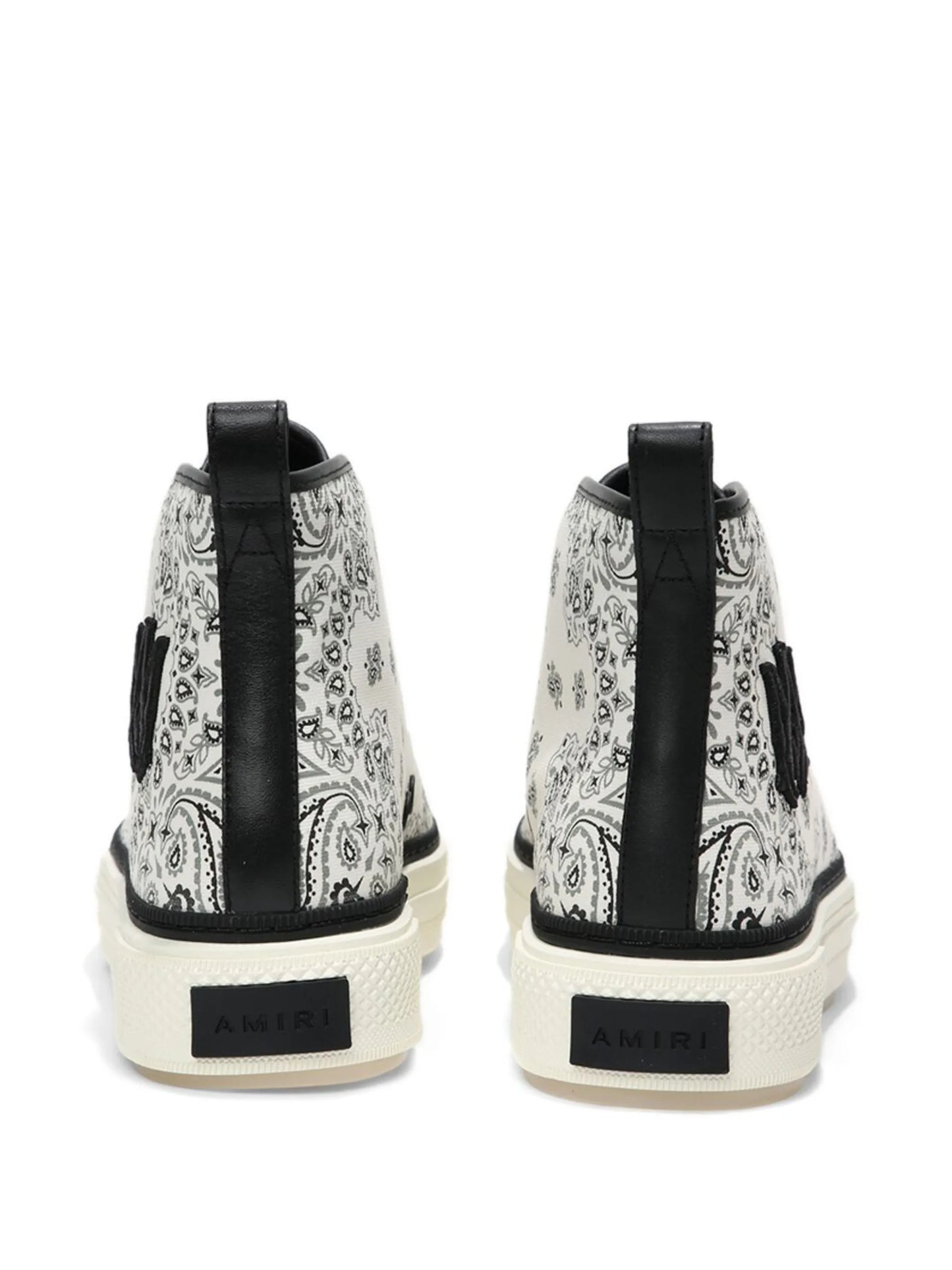 bandana-print high-top sneakers