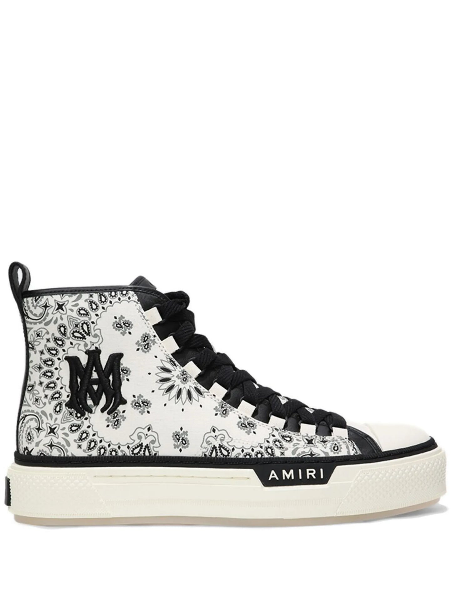 bandana-print high-top sneakers
