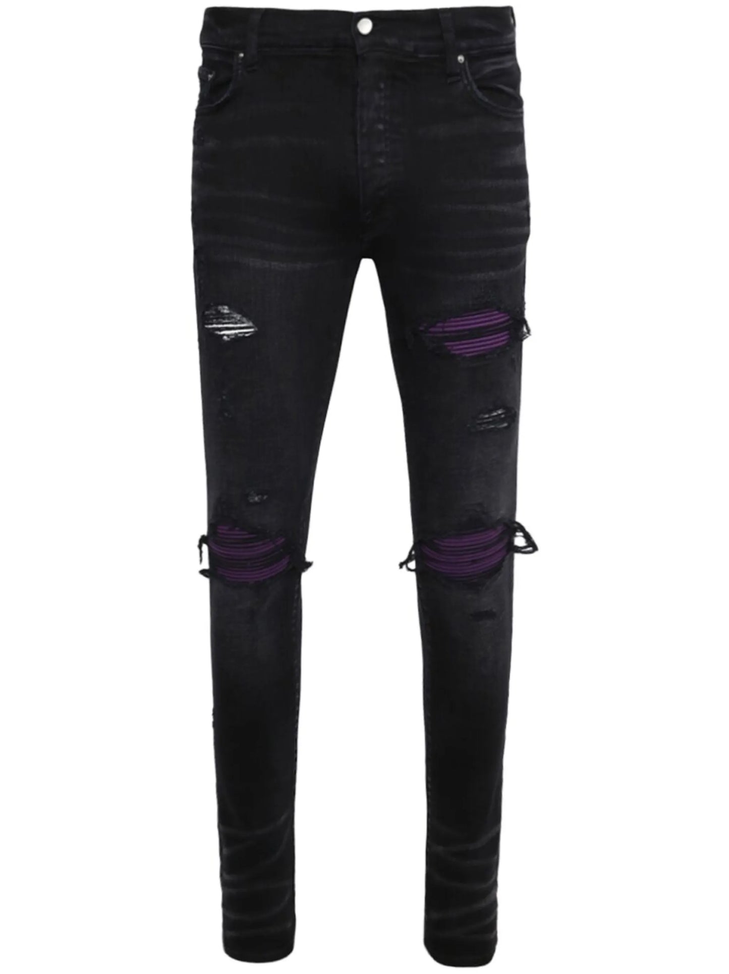 MX1 distressed skinny jeans