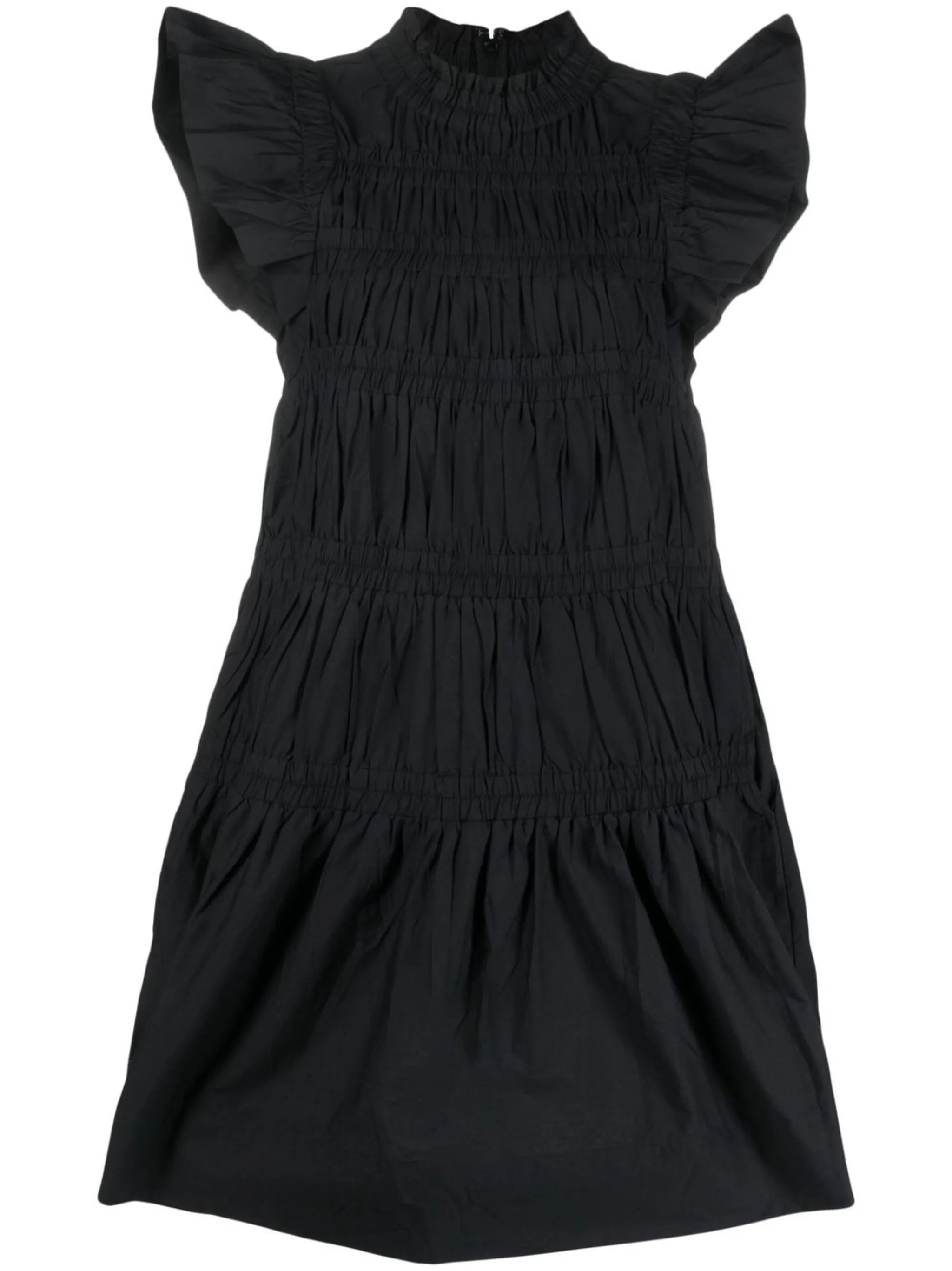 Steph smocked cotton mini dress