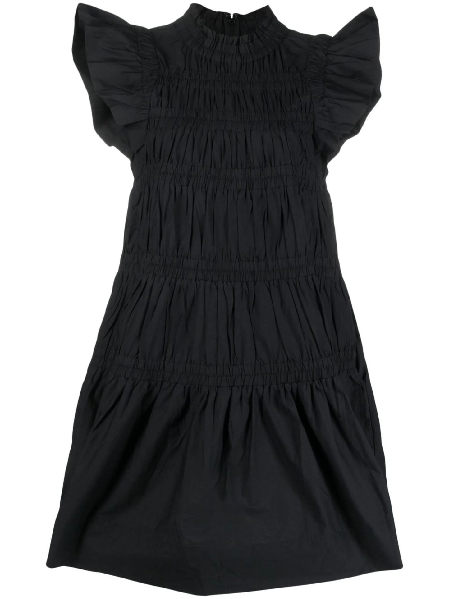 Steph smocked cotton mini dress