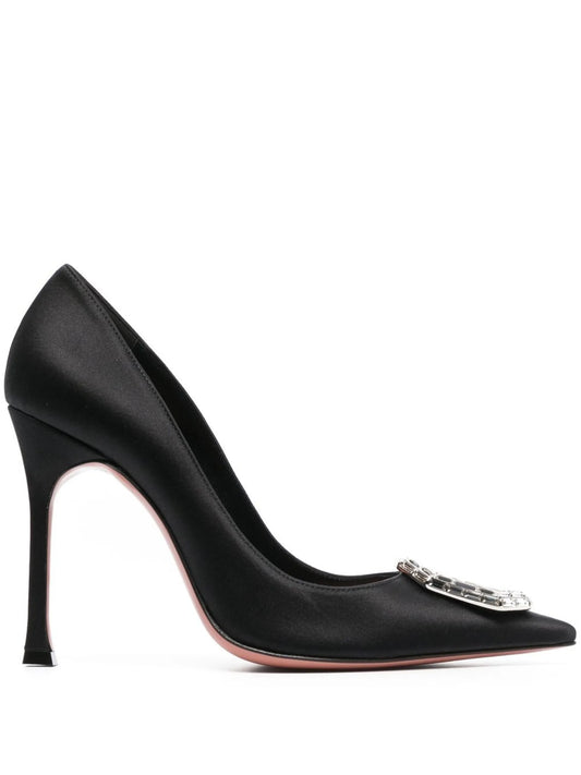Camelia crystal-embellished 105mm pumps