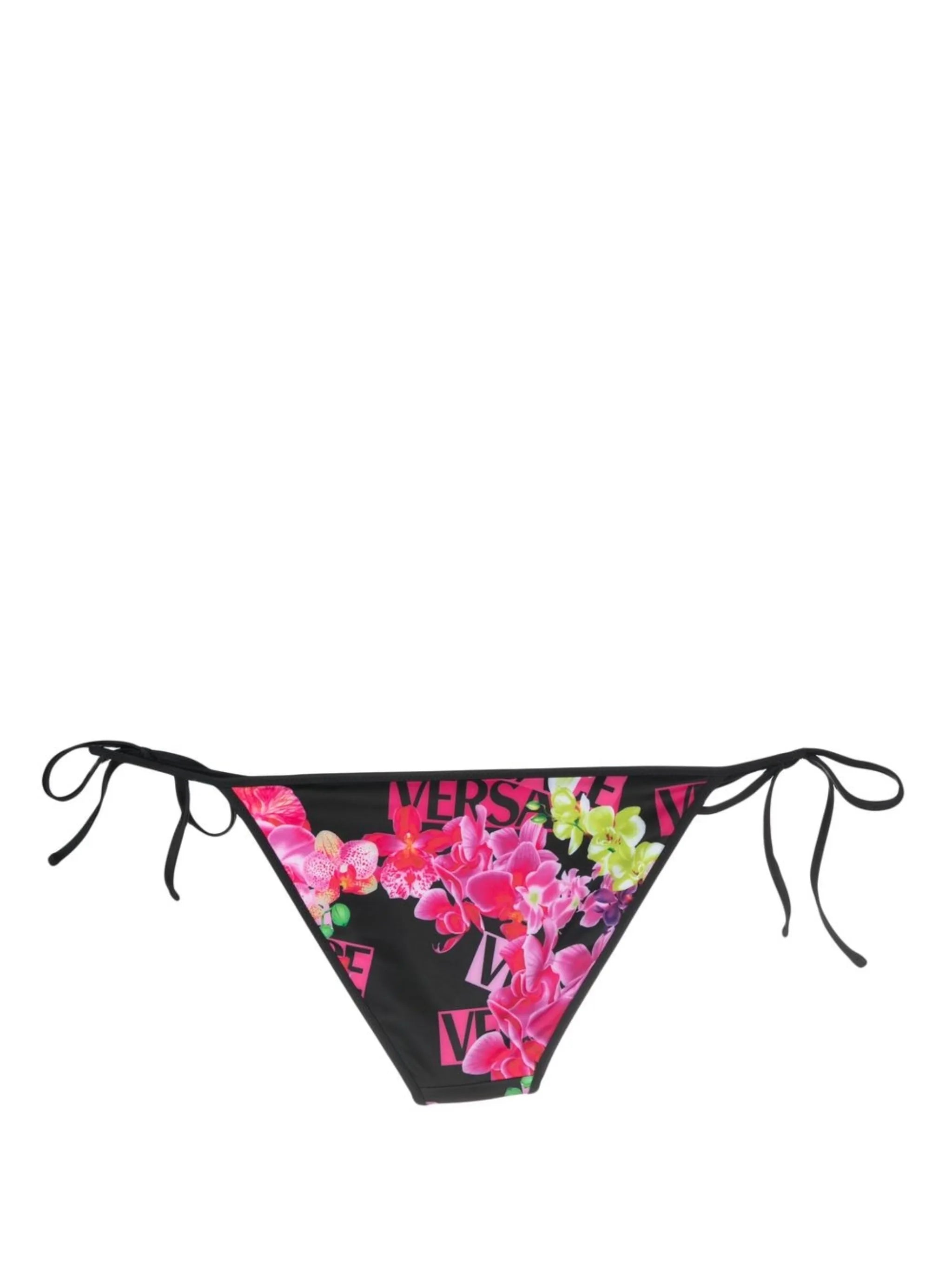 floral-print bikini bottoms