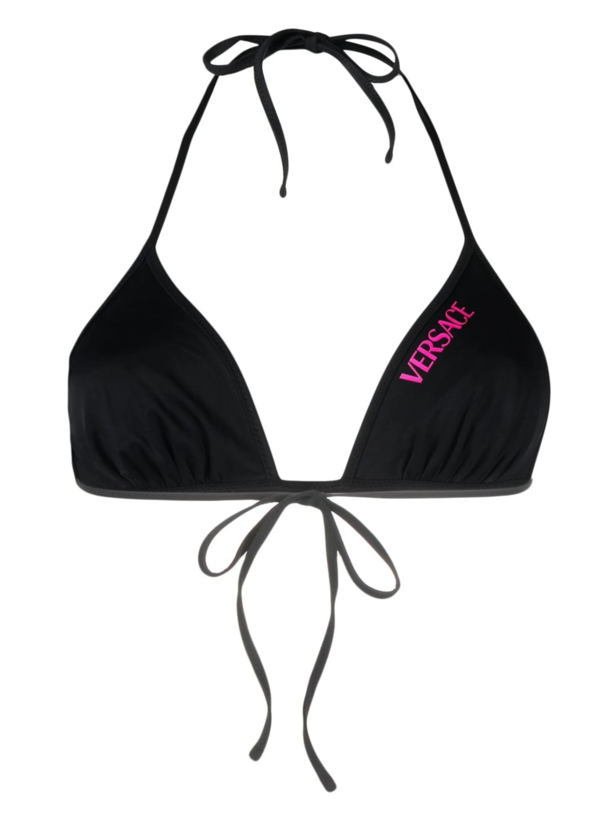 floral-print halterneck bikini