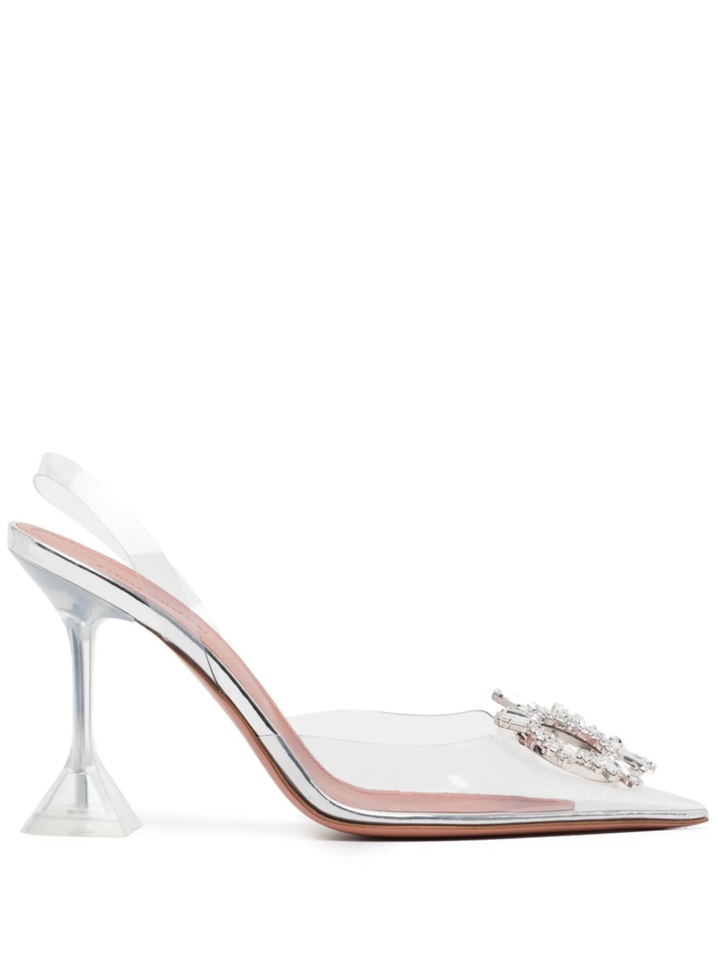 Begum 95mm transparent pumps
