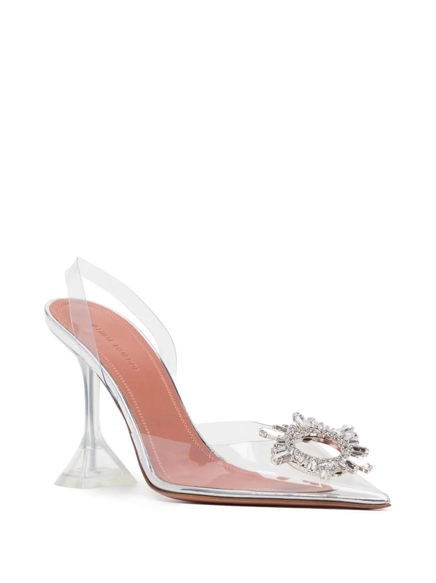 Begum 95mm transparent pumps