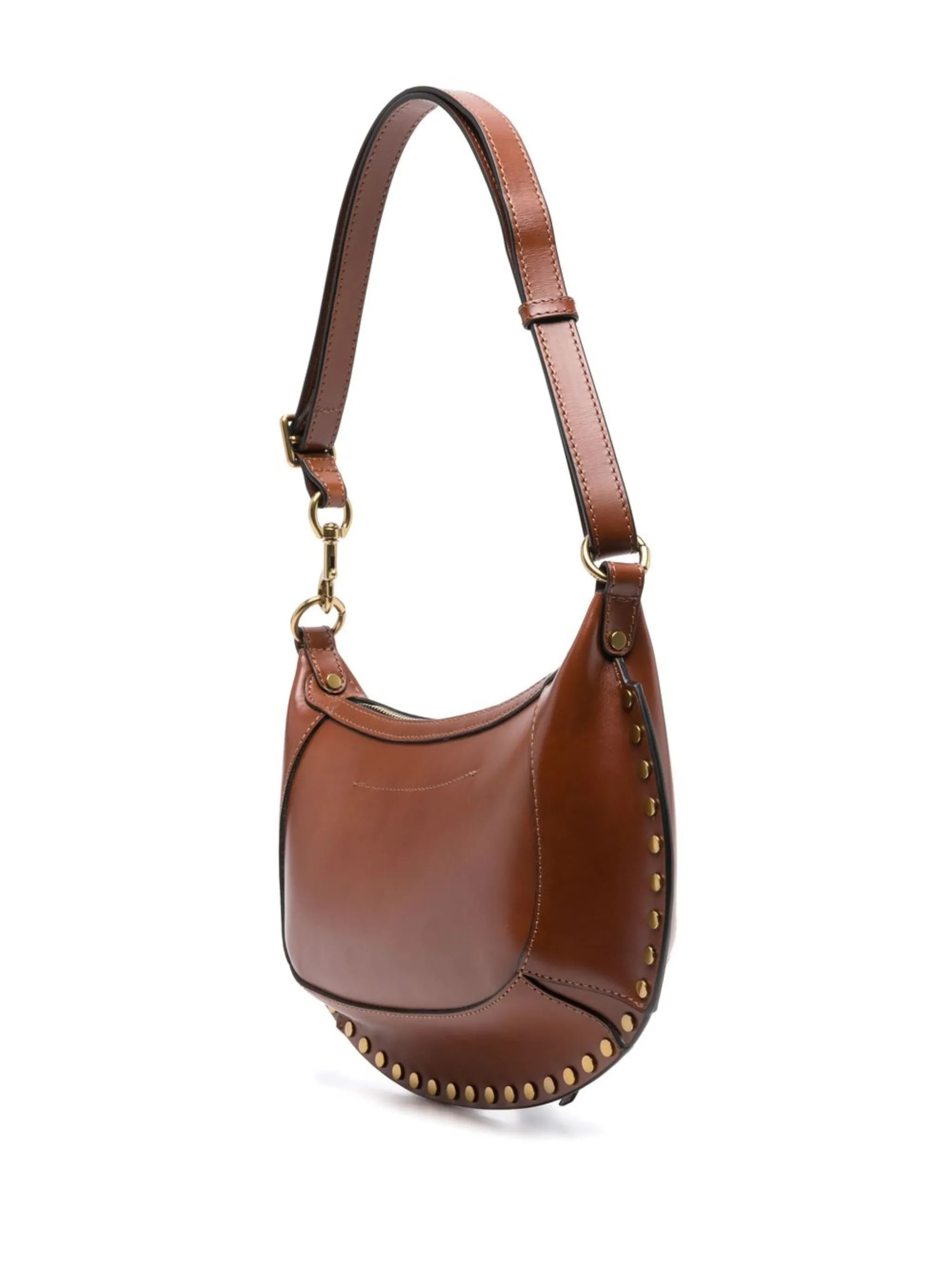 studded leather shoulder bag