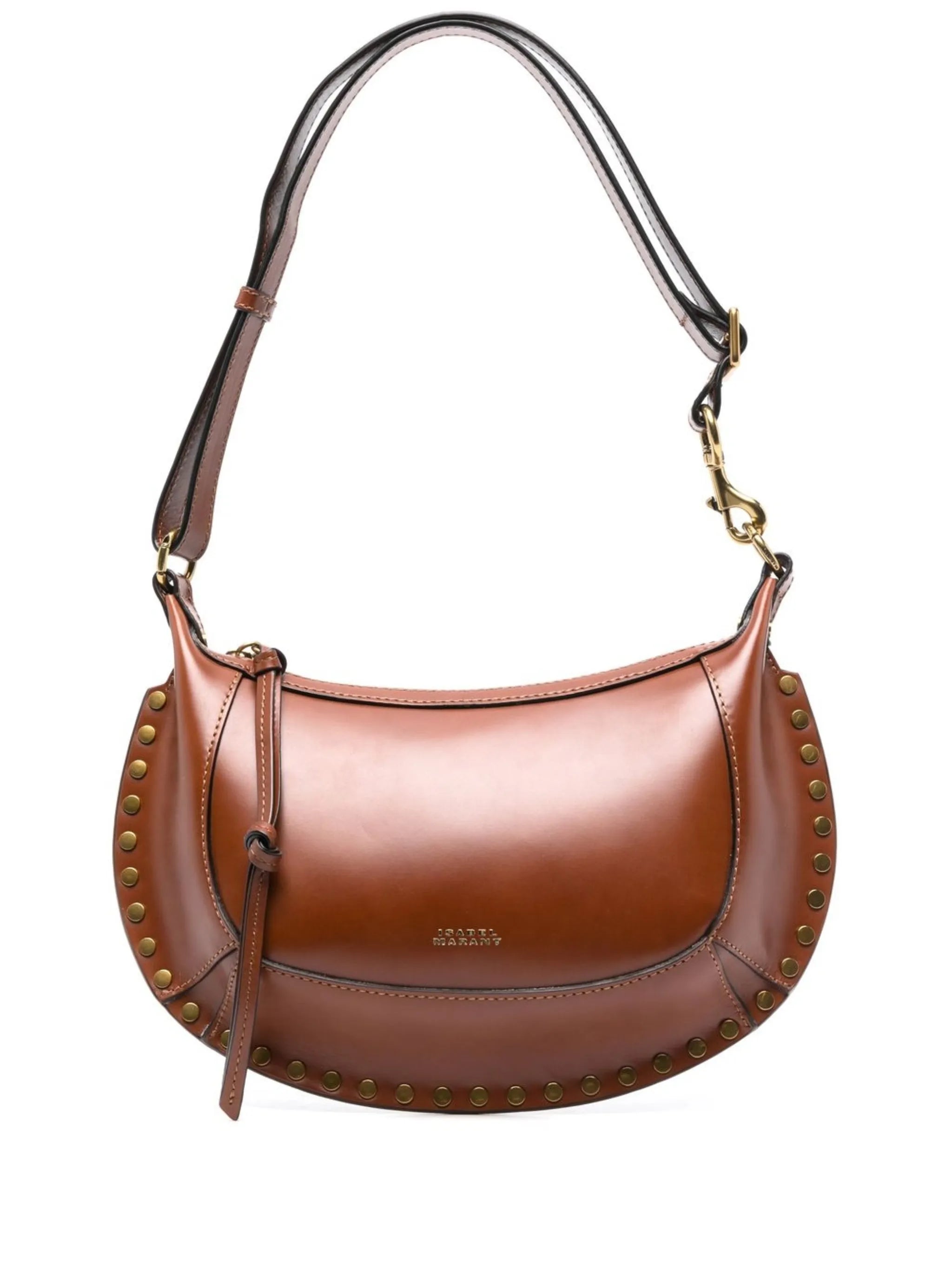 studded leather shoulder bag