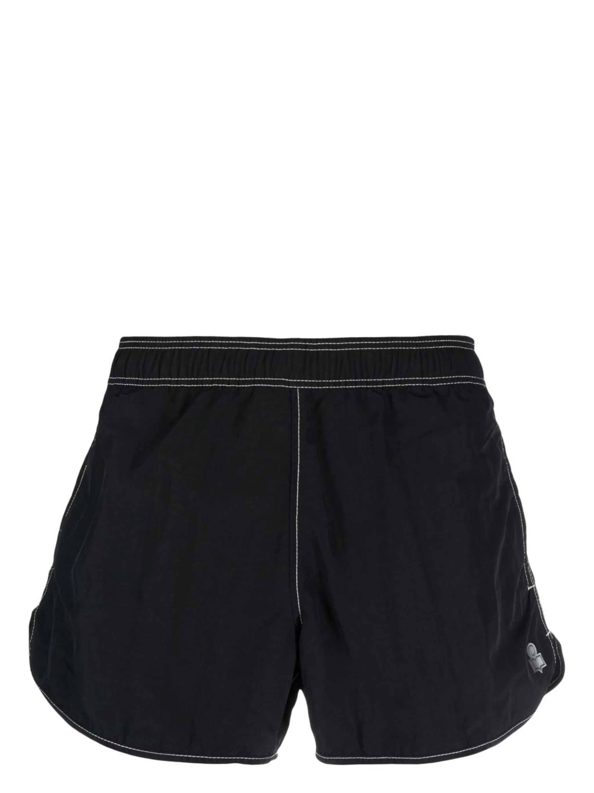 logo-patch swim shorts