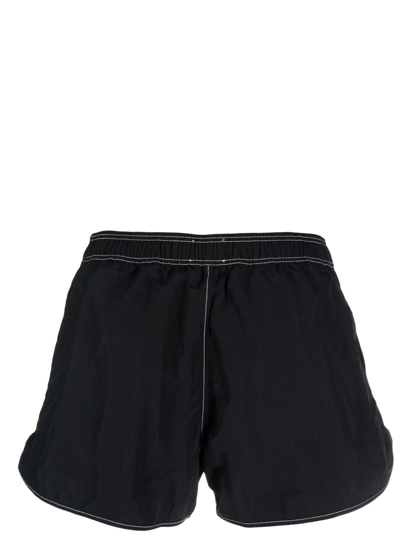logo-patch swim shorts