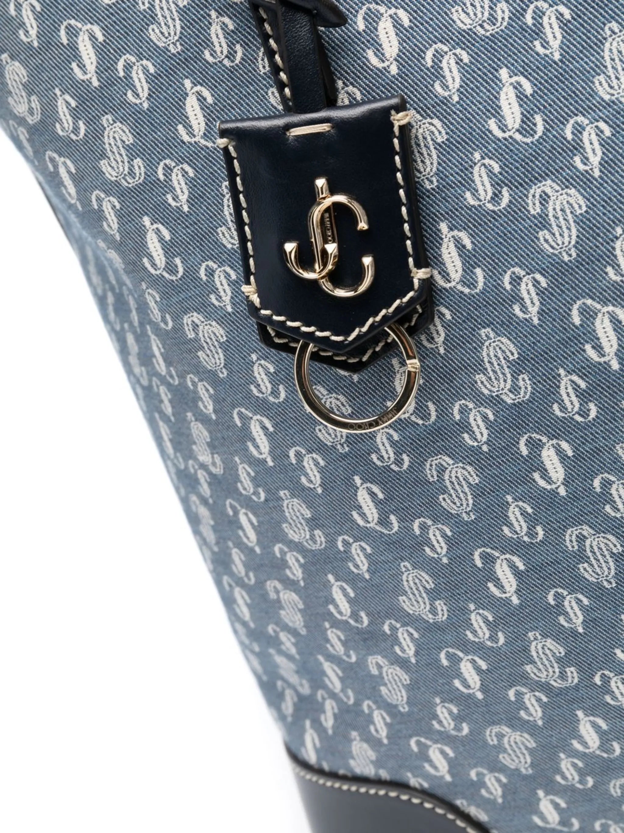 Nine2five logo-jacquard tote bag