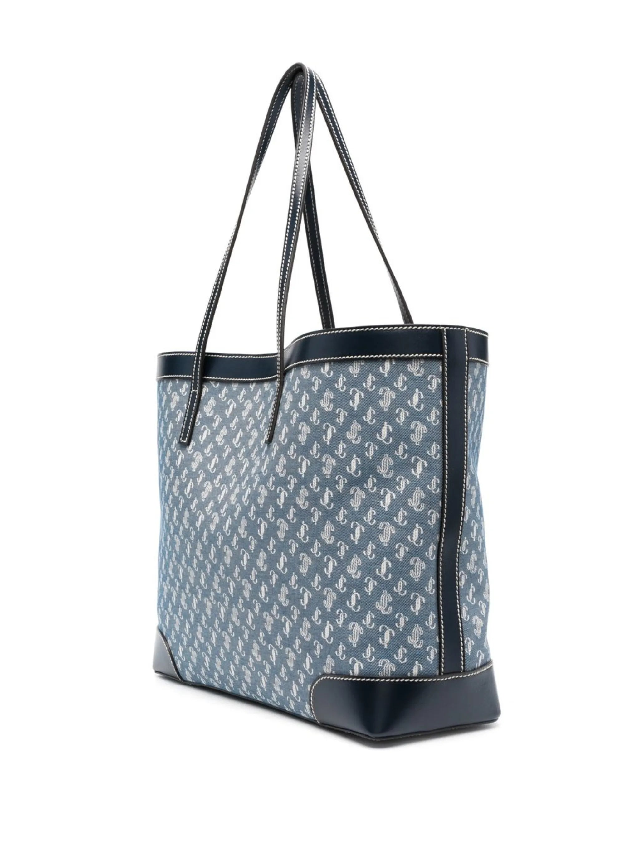 Nine2five logo-jacquard tote bag