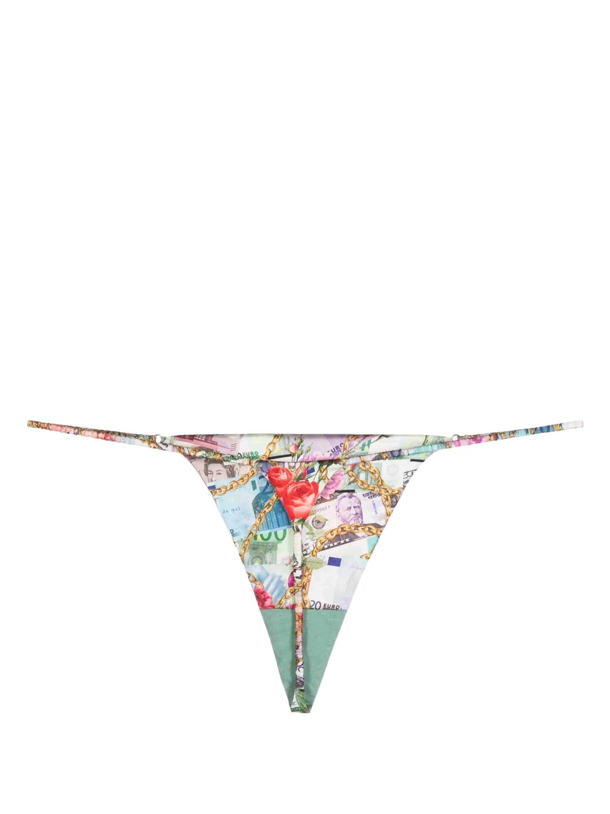 Luxe money-print G-string