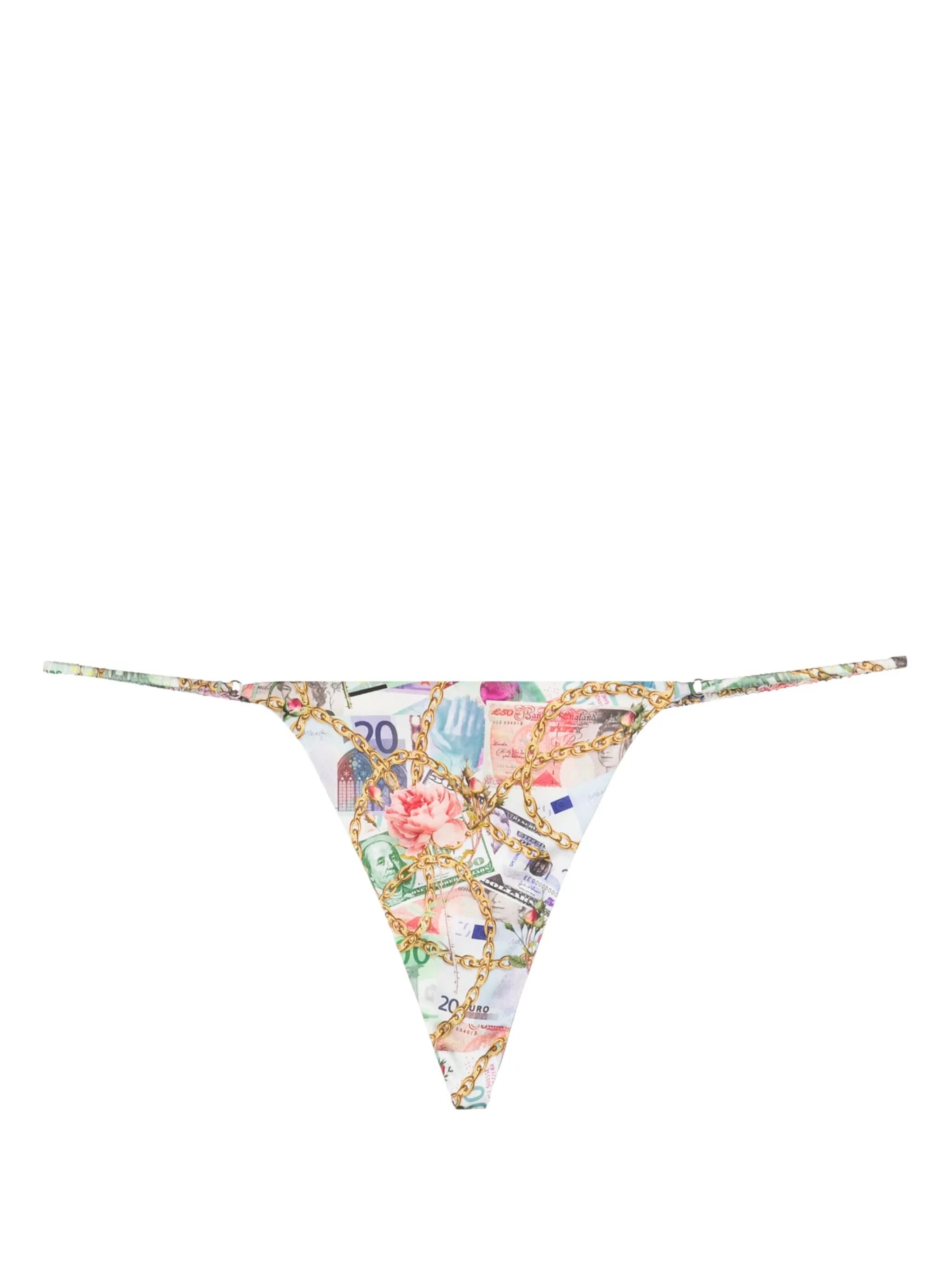 Luxe money-print G-string