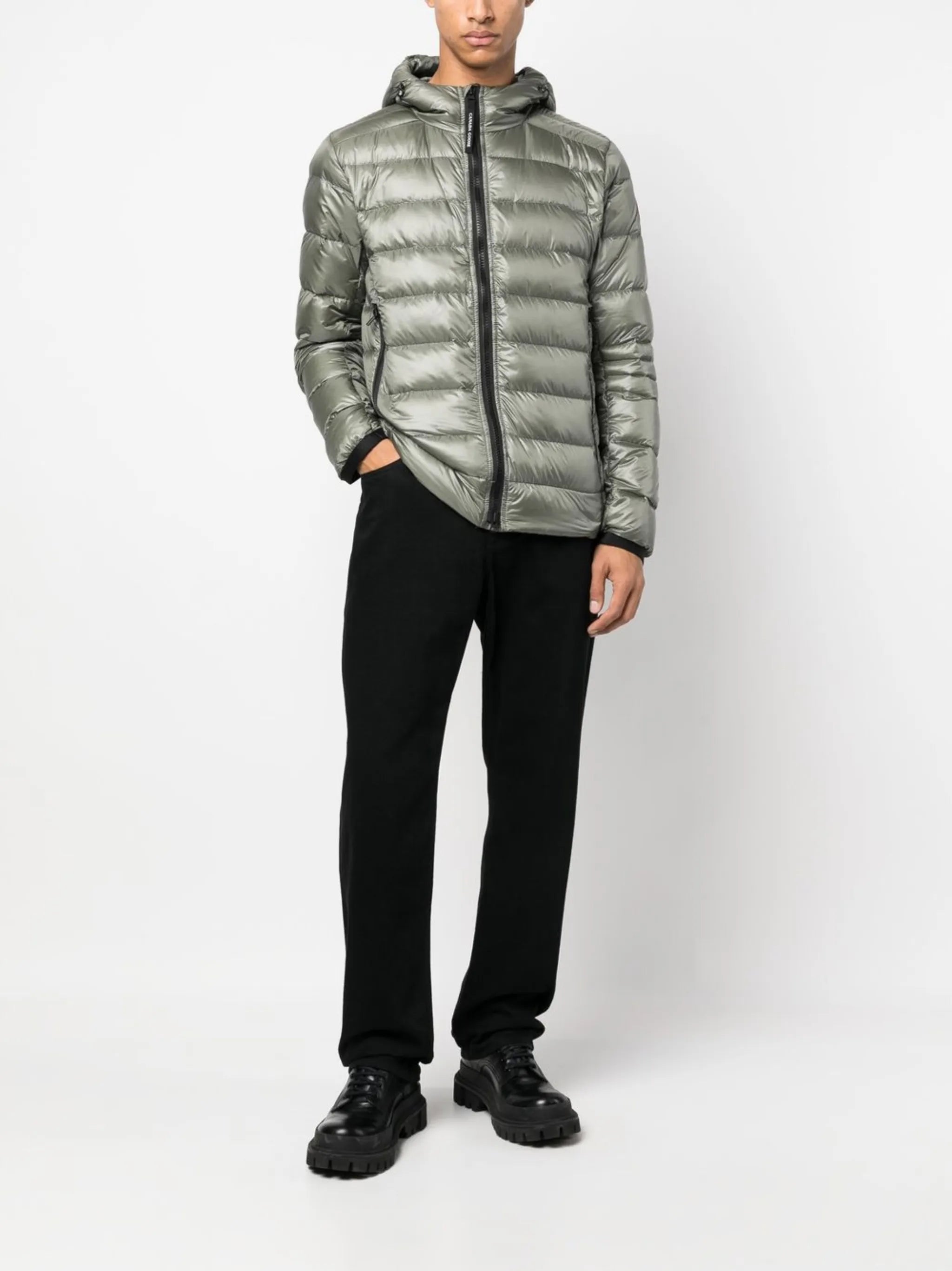 Crofton packable hooded jacket