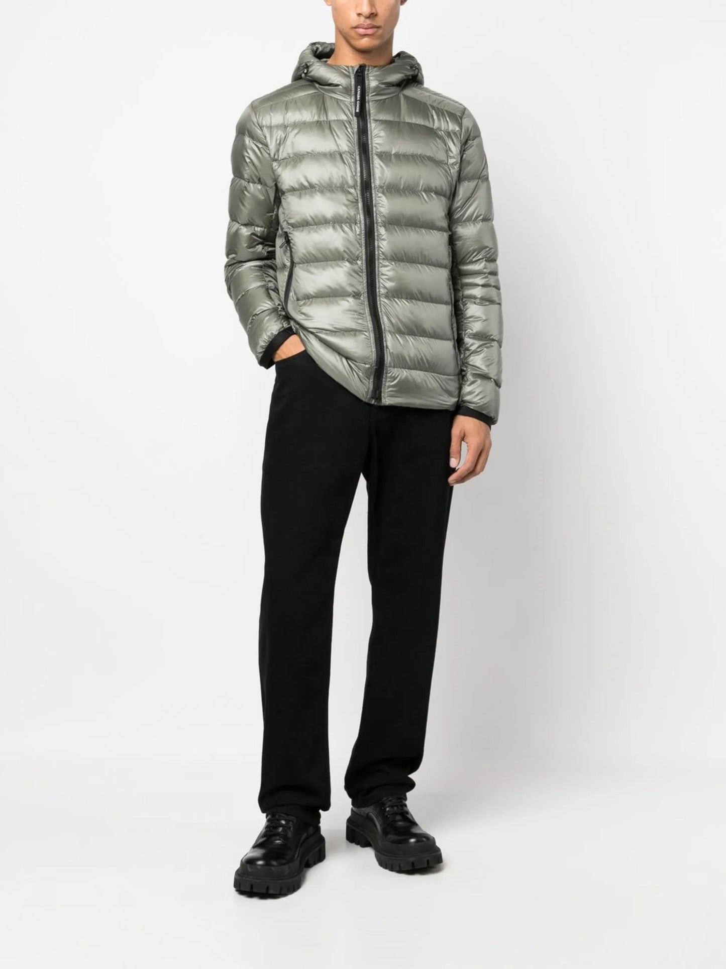 Crofton packable hooded jacket