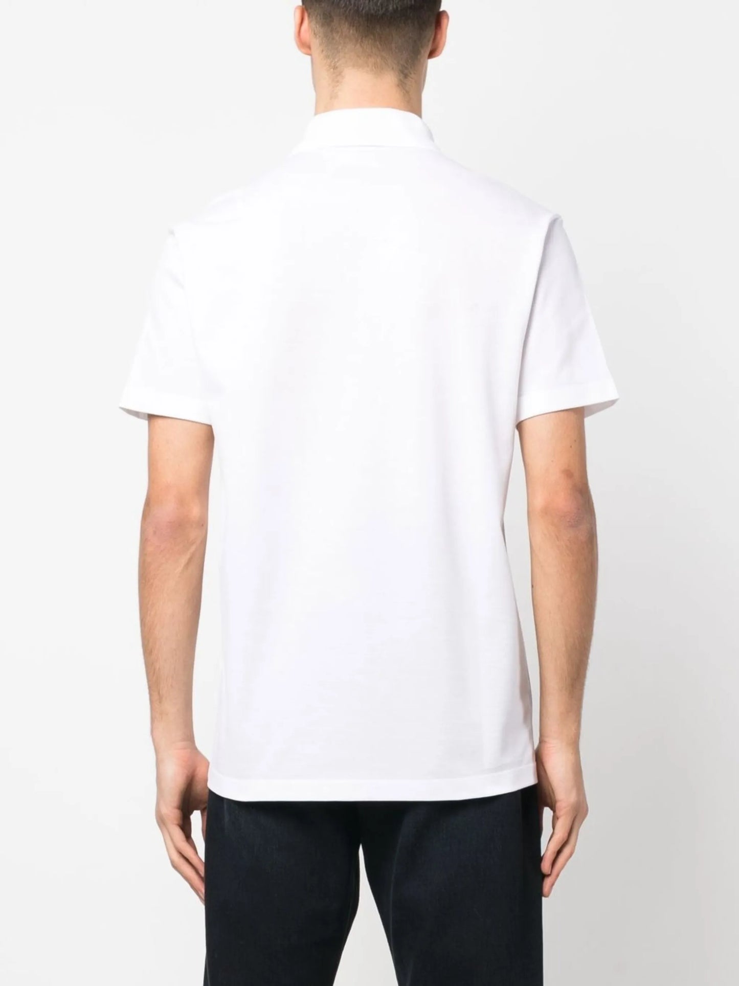 Medusa embroidered polo shirt