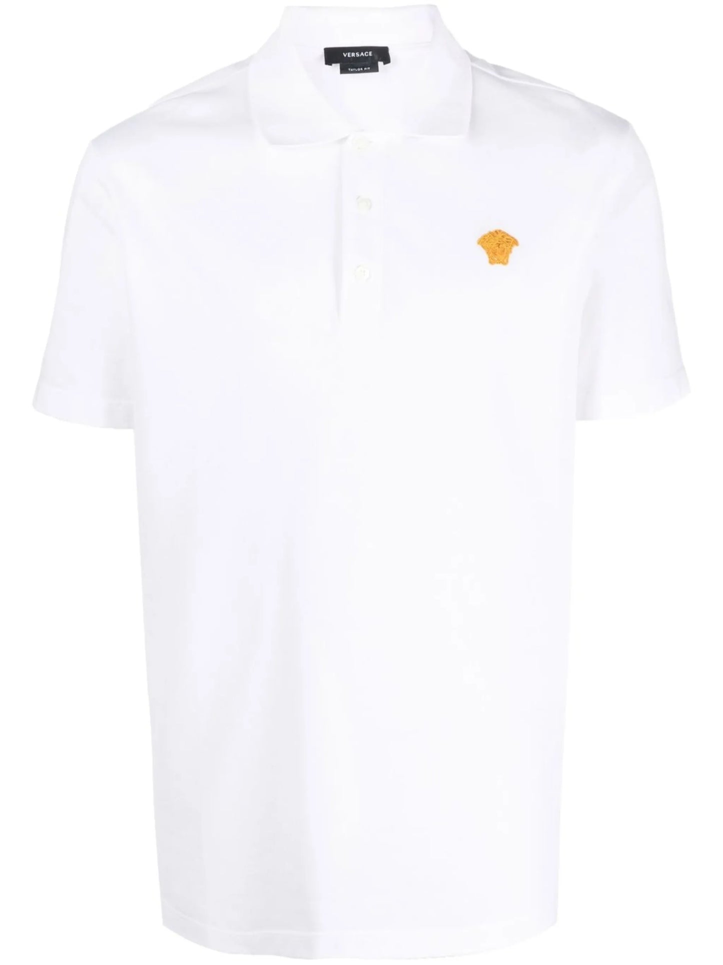 Medusa embroidered polo shirt