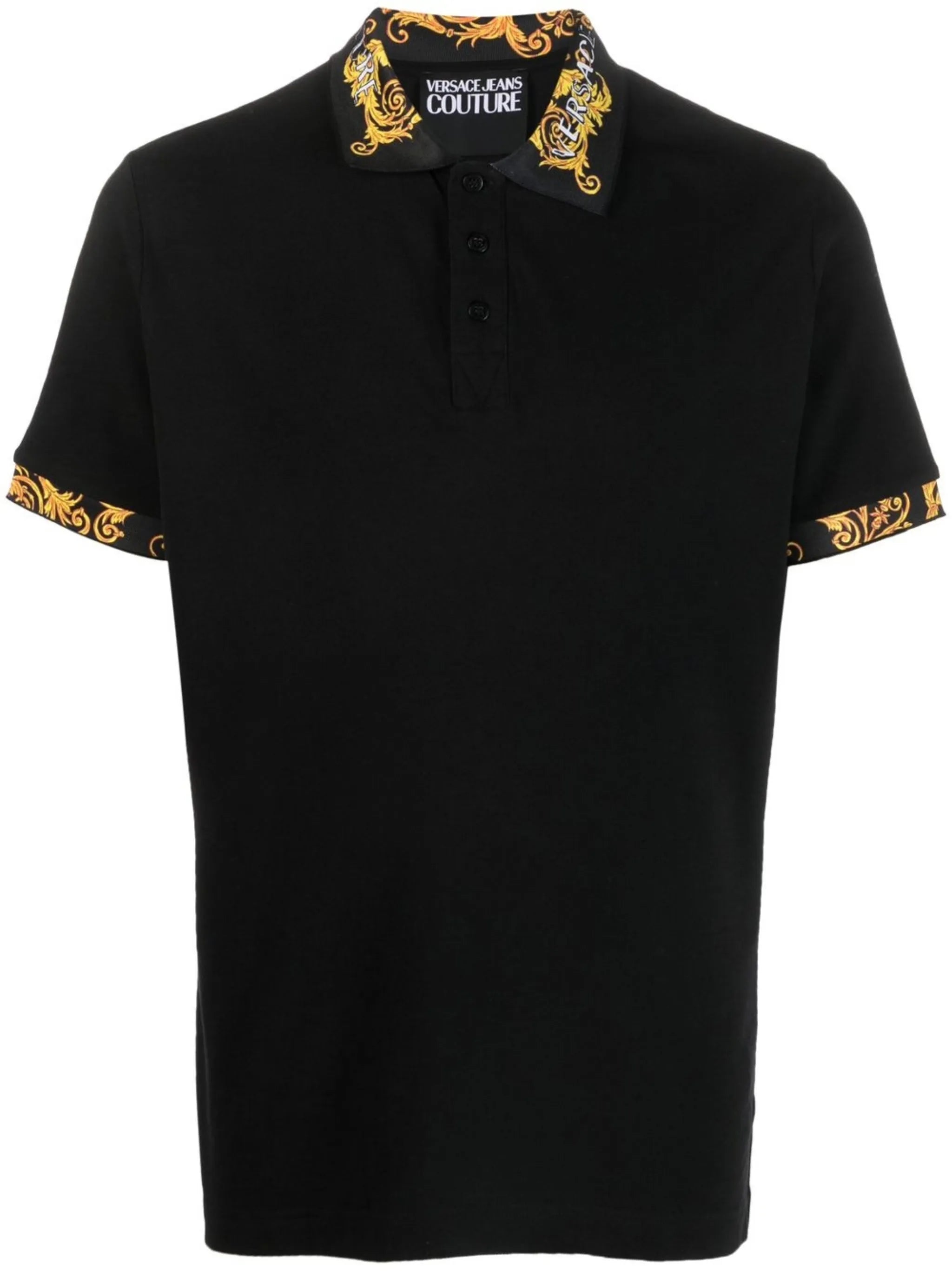 Logo Couture cotton polo shirt