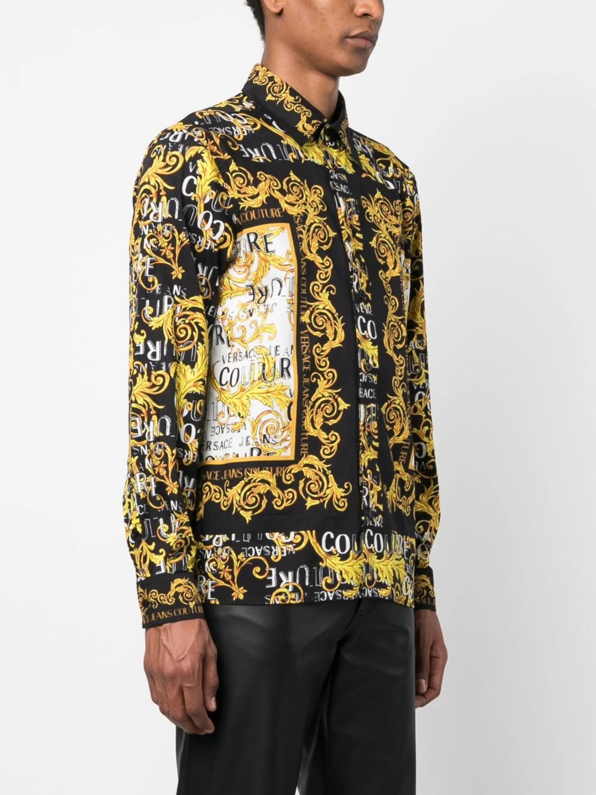 Logo Couture printed shirt
