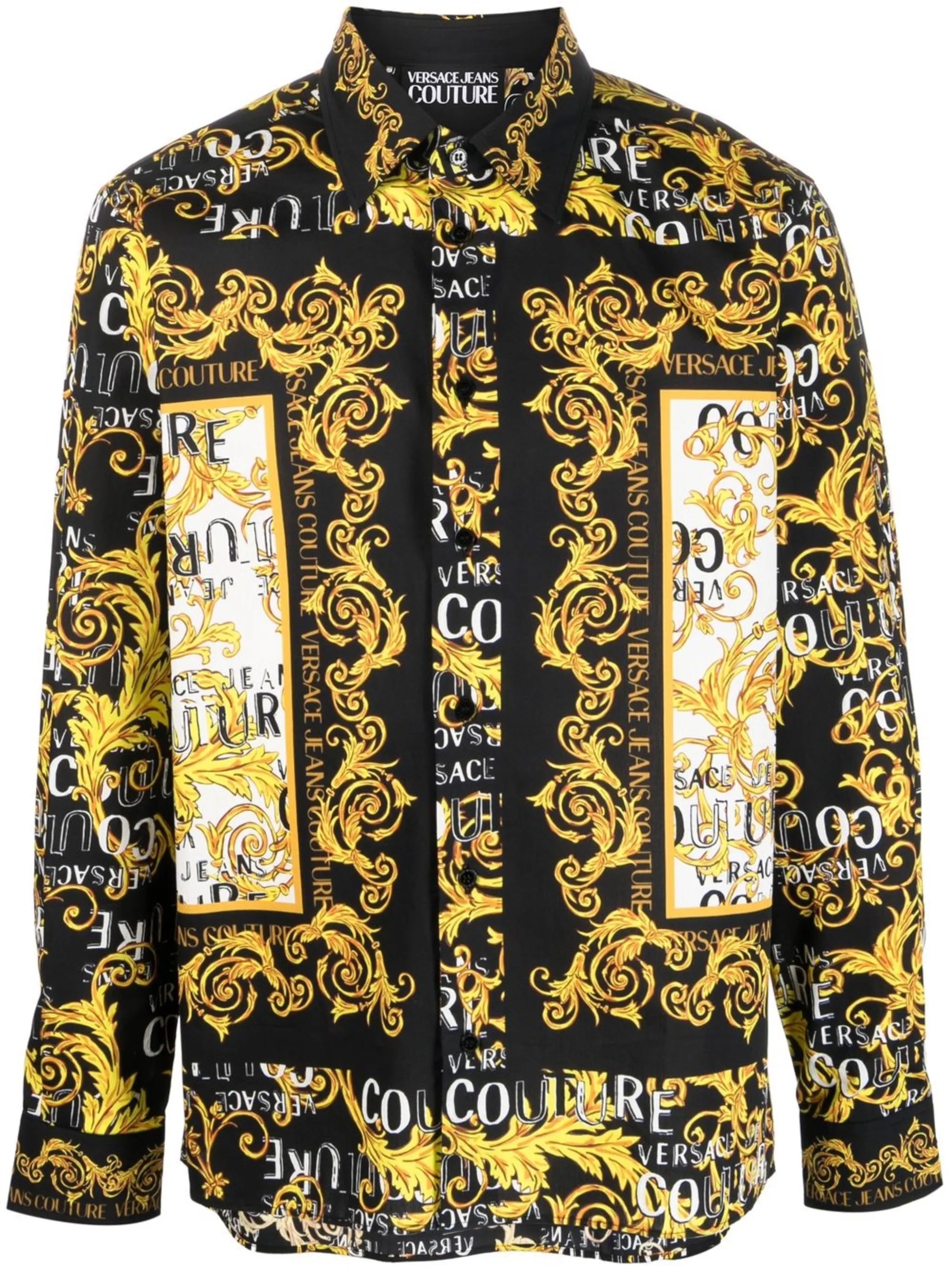 Logo Couture printed shirt