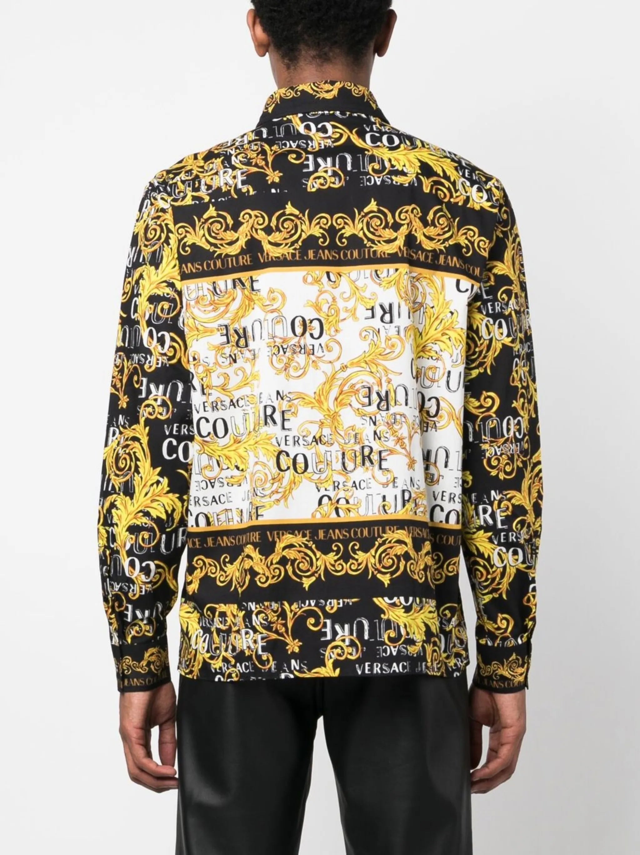 Logo Couture printed shirt