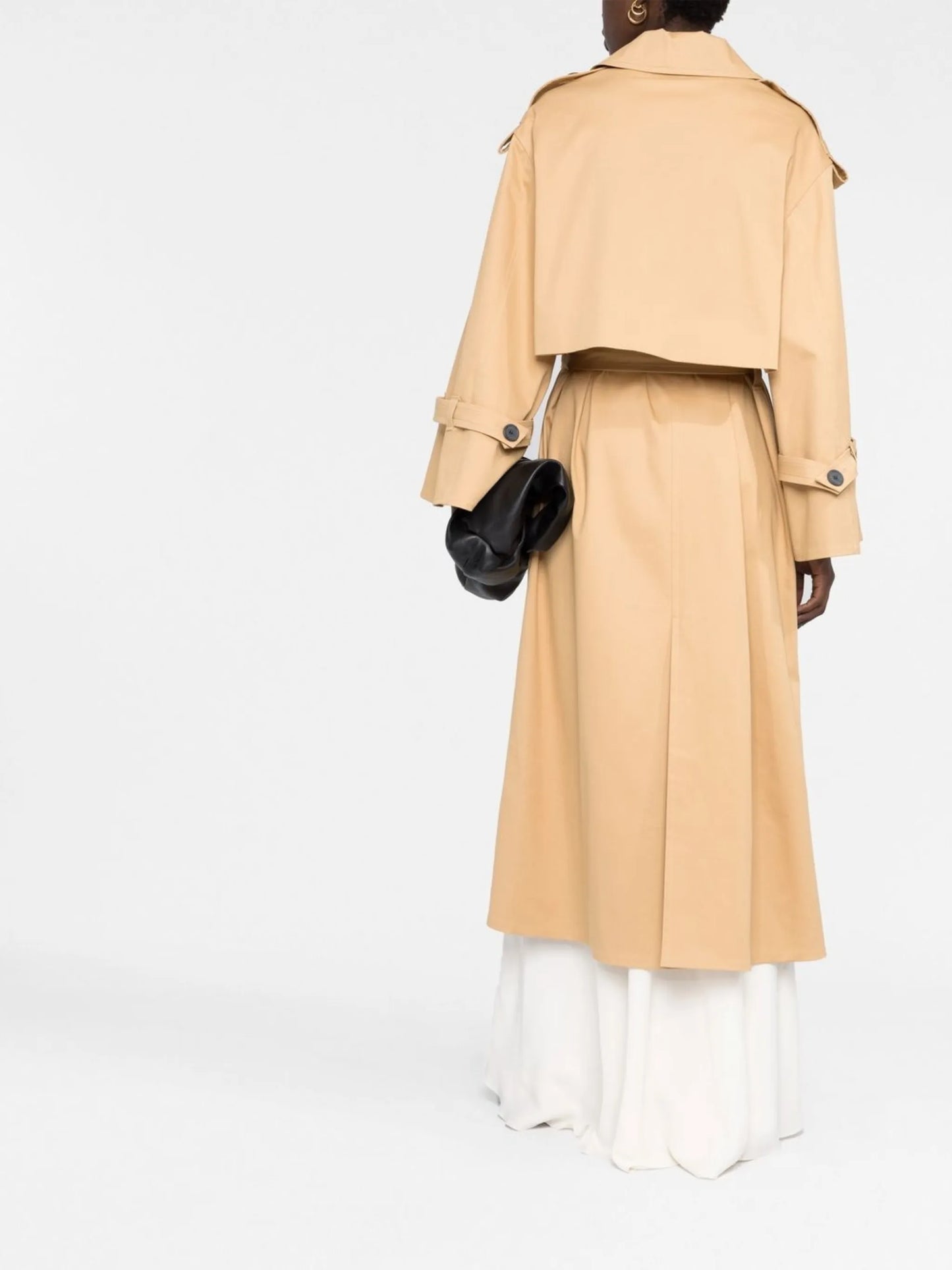 Alanis double-breasted belted trench coat