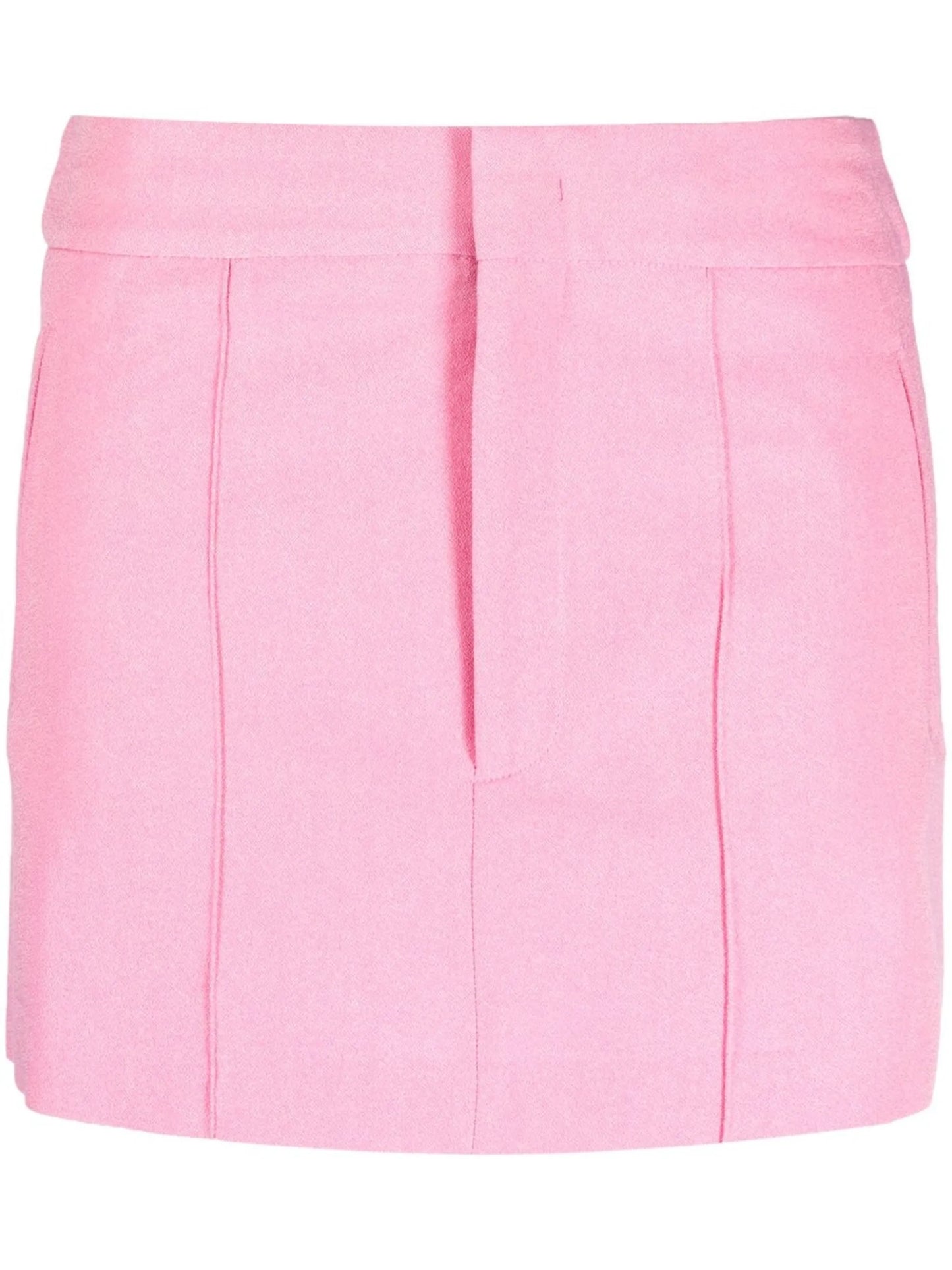 panelled mini skirt