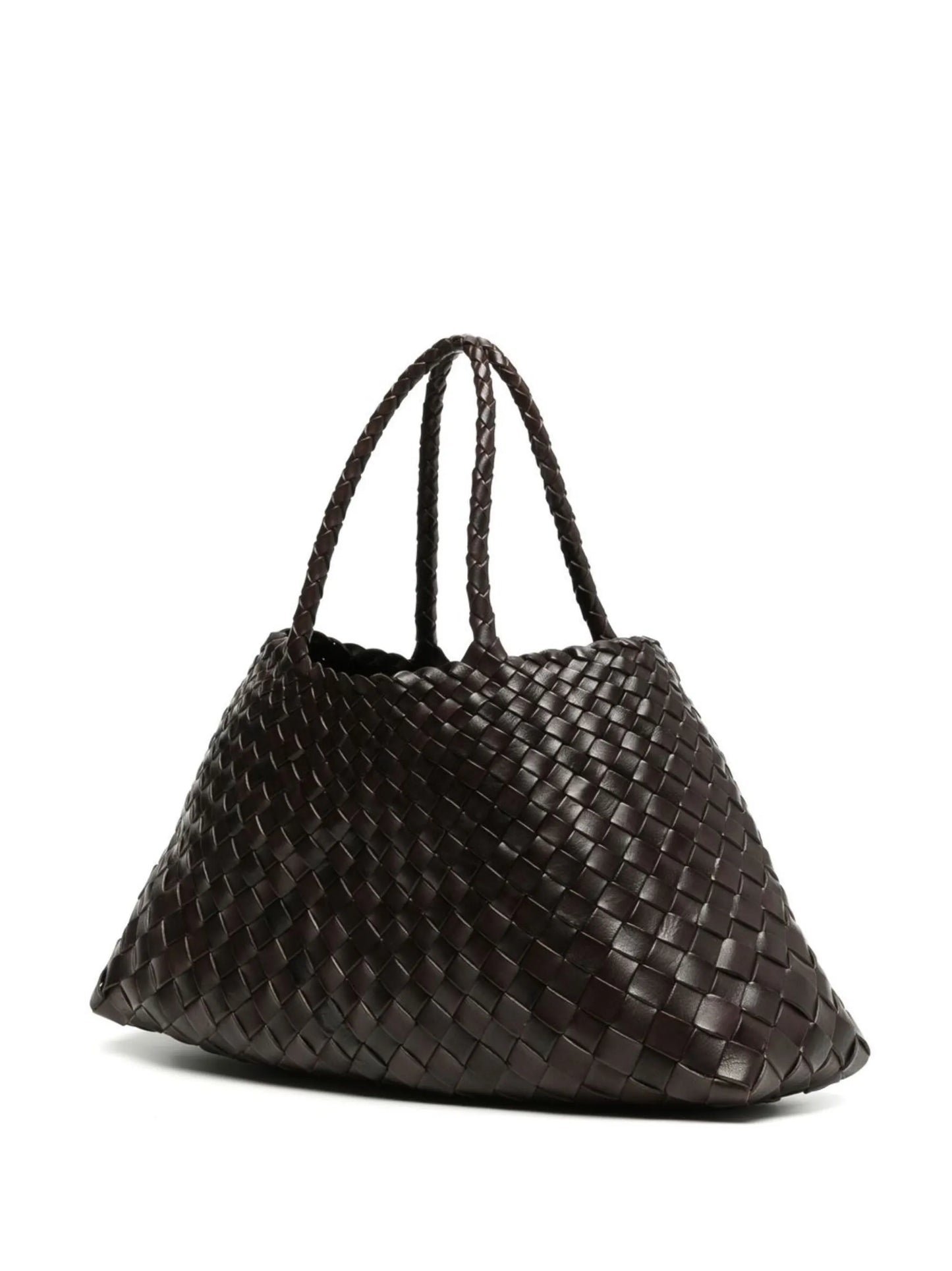 Santa interwoven leather bag