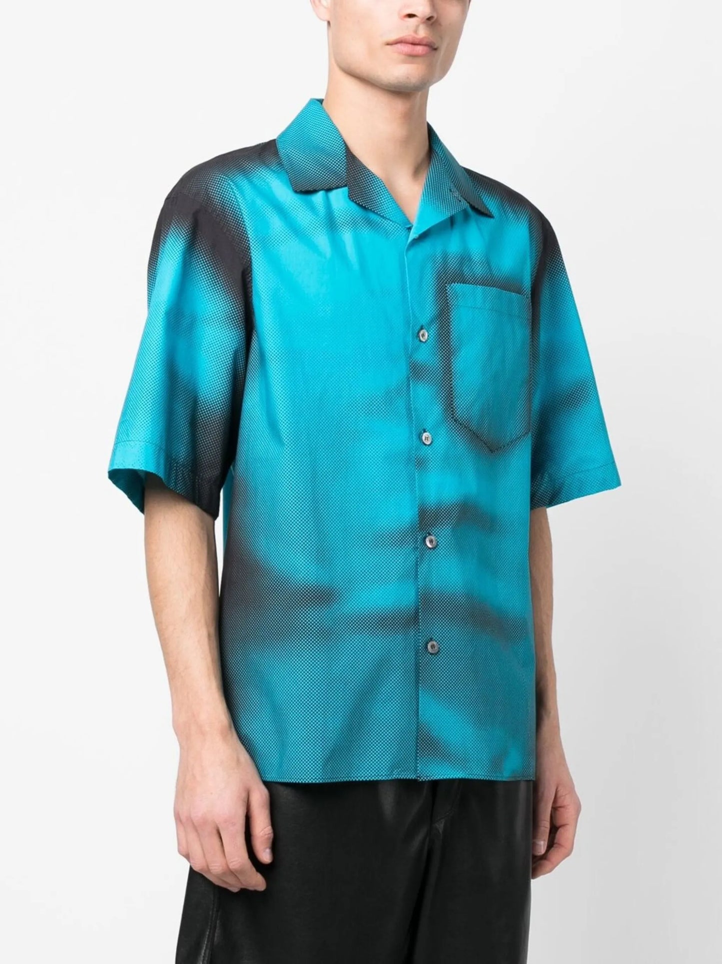 short-sleeve cotton shirt