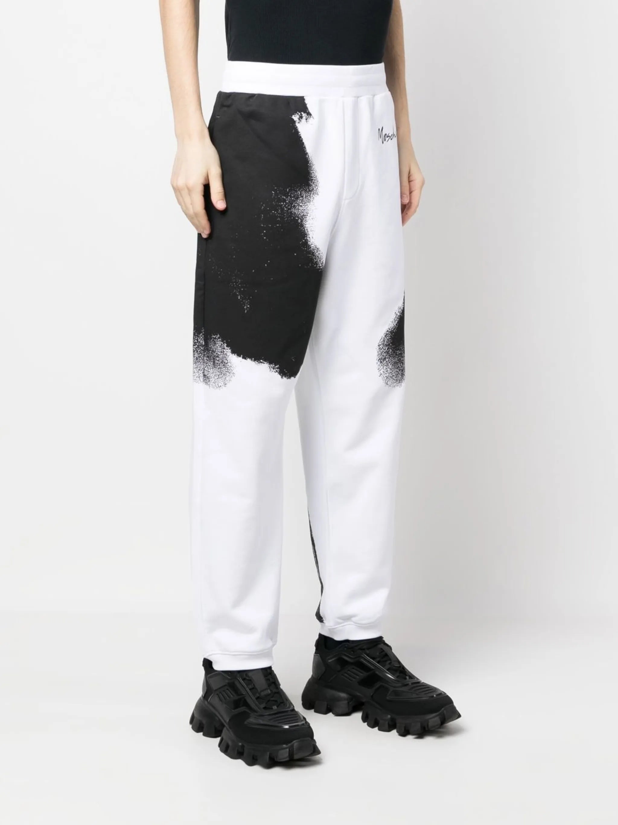 logo-print track pants