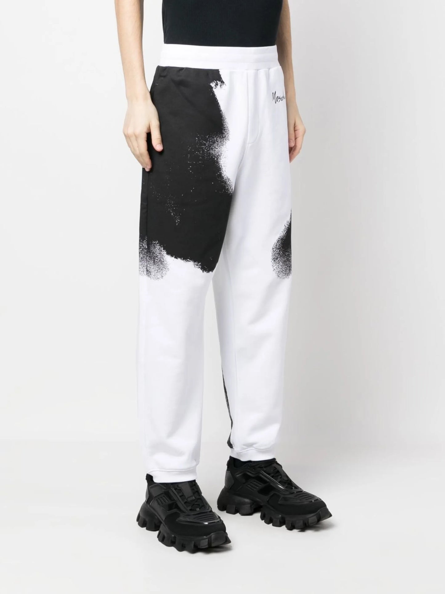 logo-print track pants