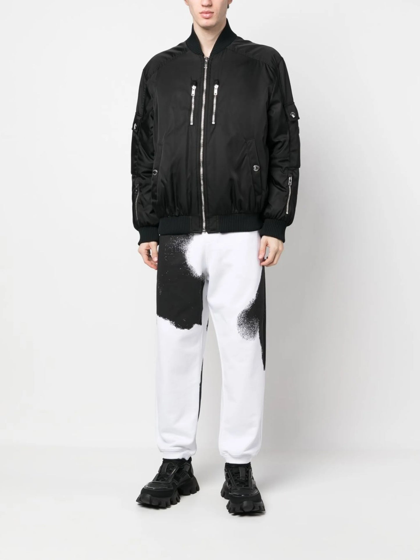 logo-print track pants