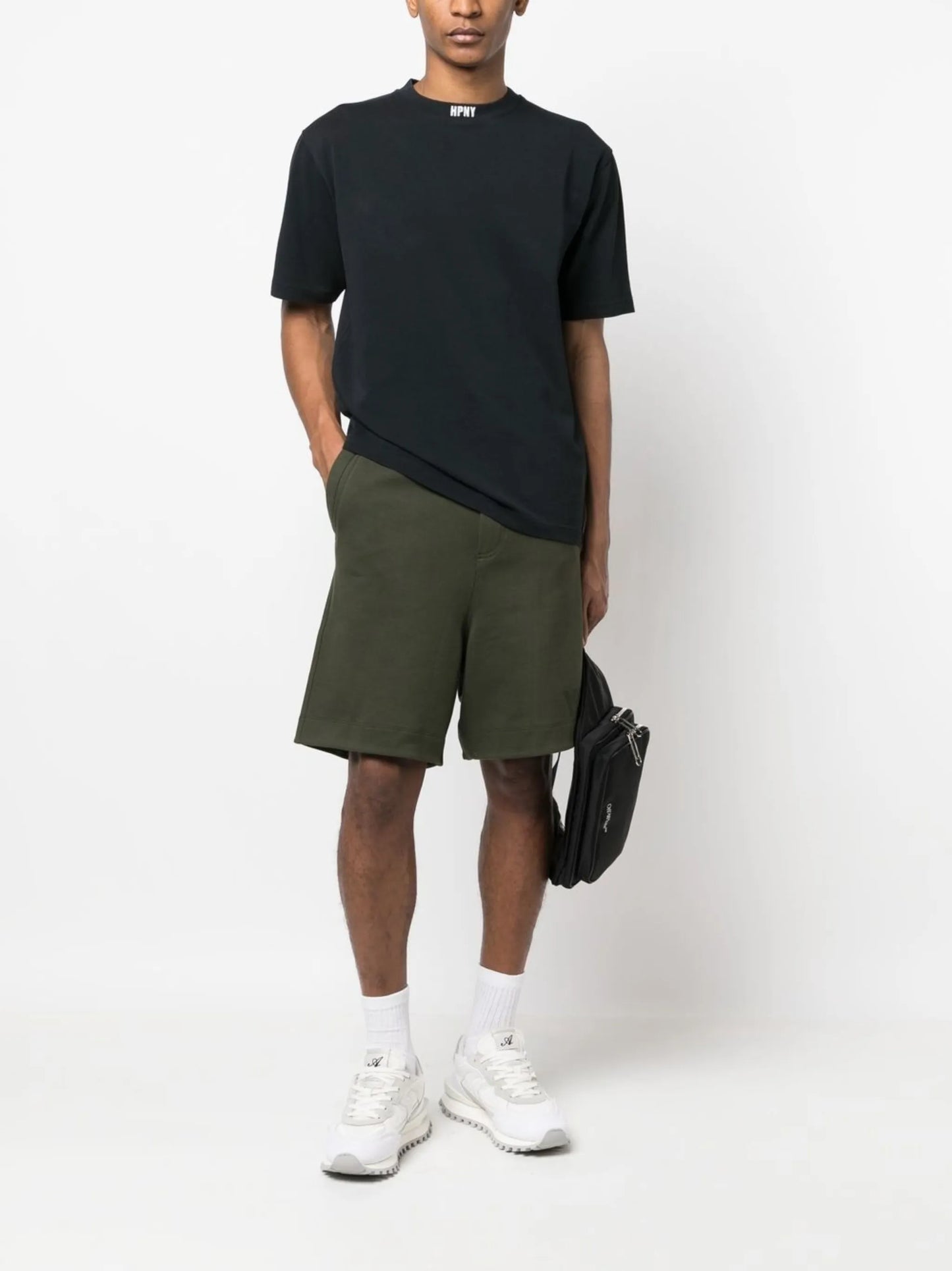 logo-patch crew-neck T-shirt