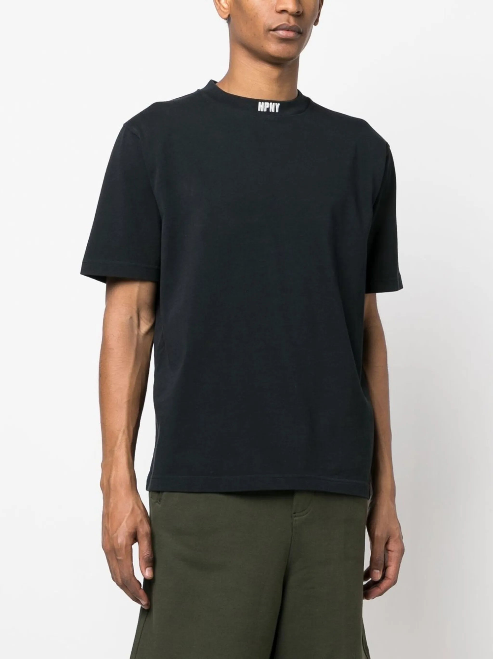 logo-patch crew-neck T-shirt