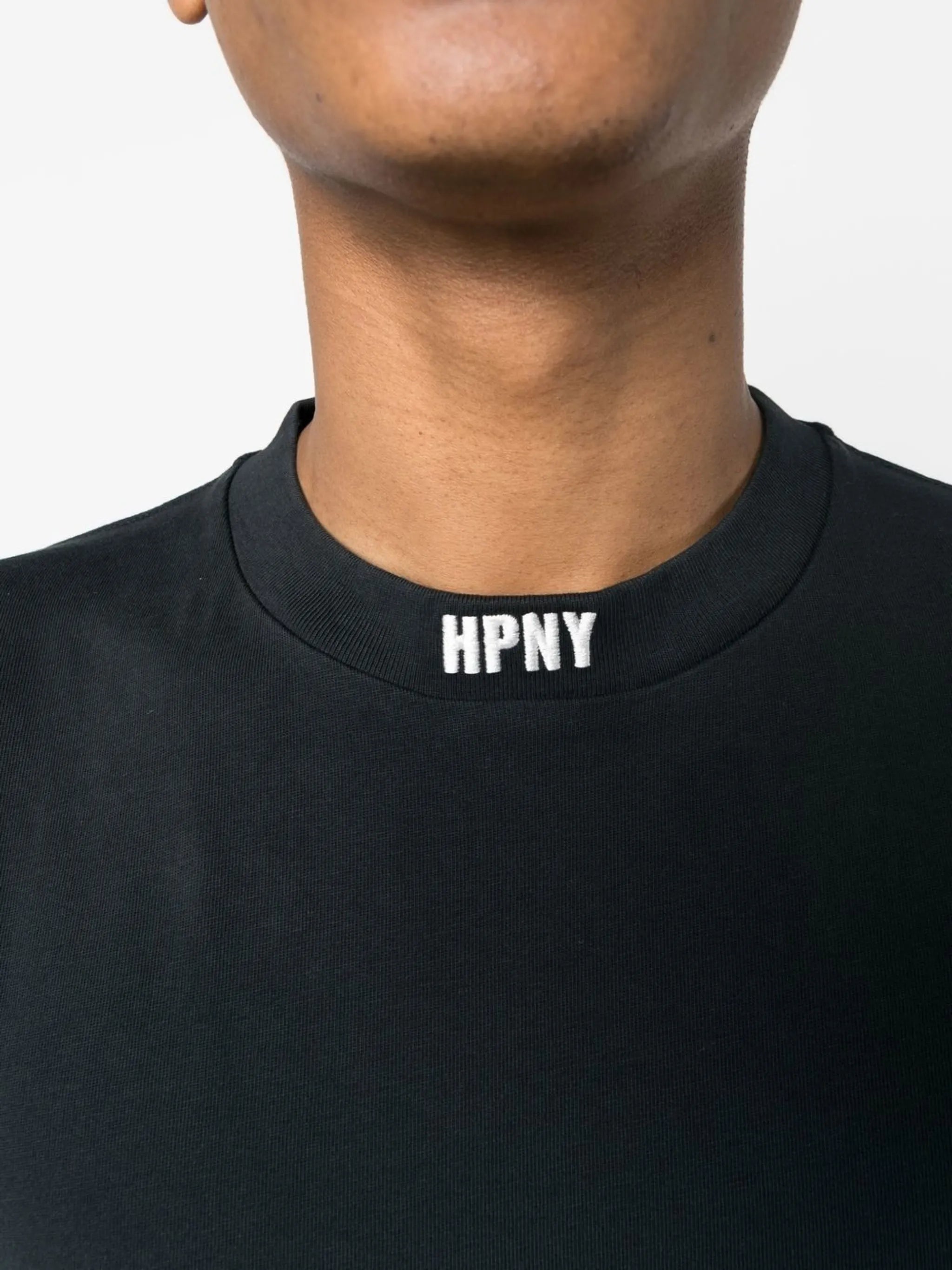 logo-patch crew-neck T-shirt