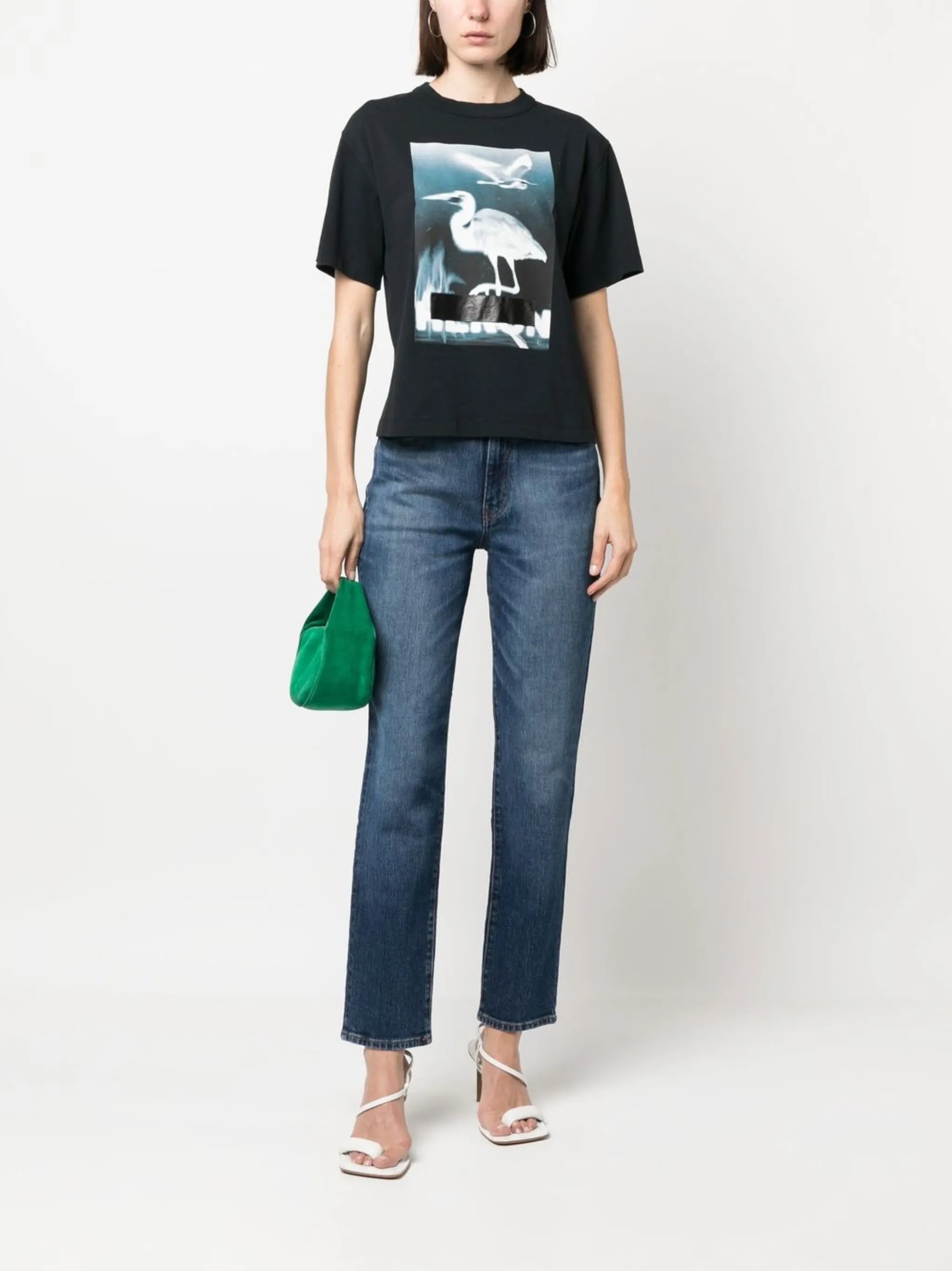 Censored graphic-print T-shirt