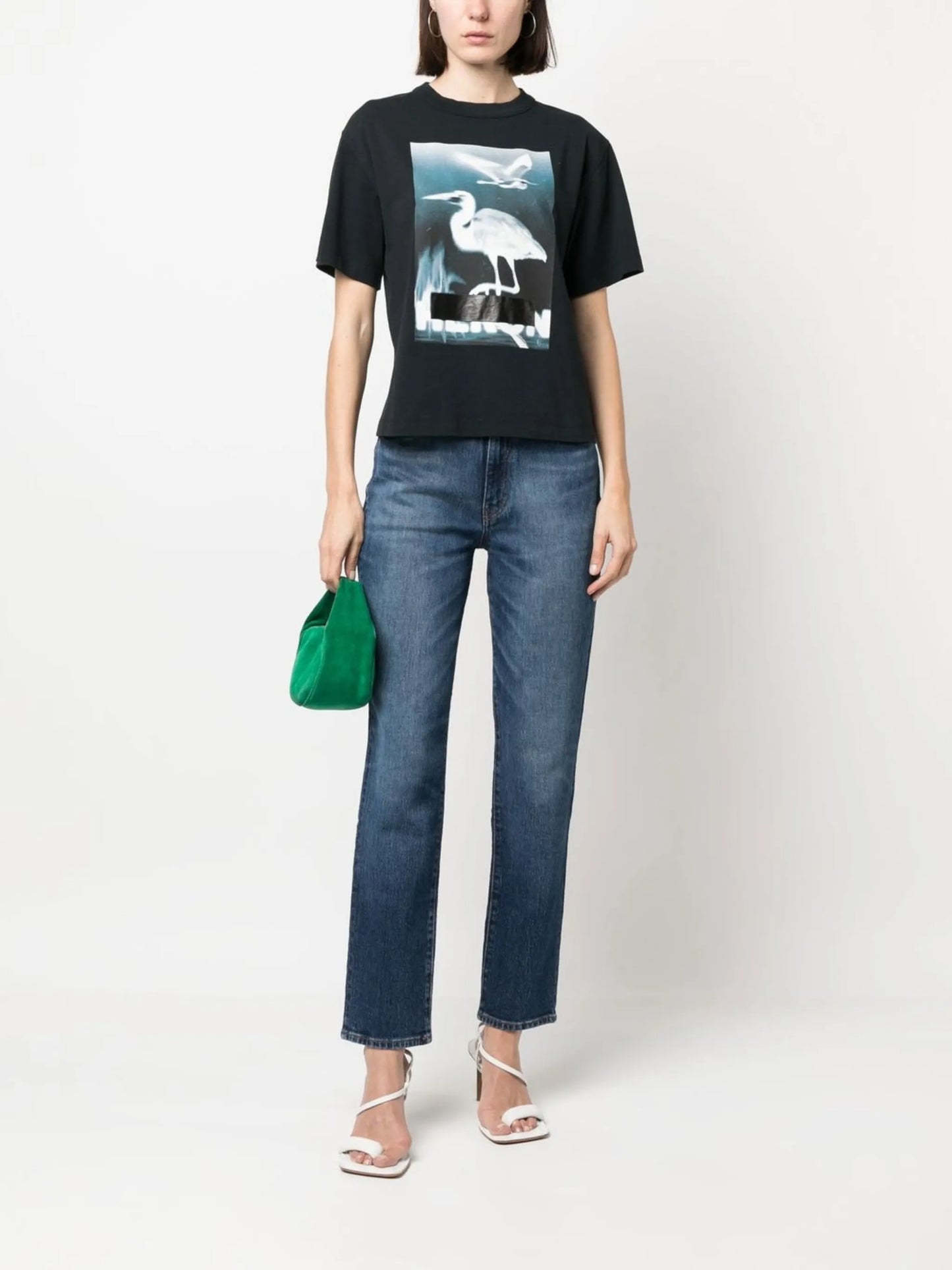 Censored graphic-print T-shirt