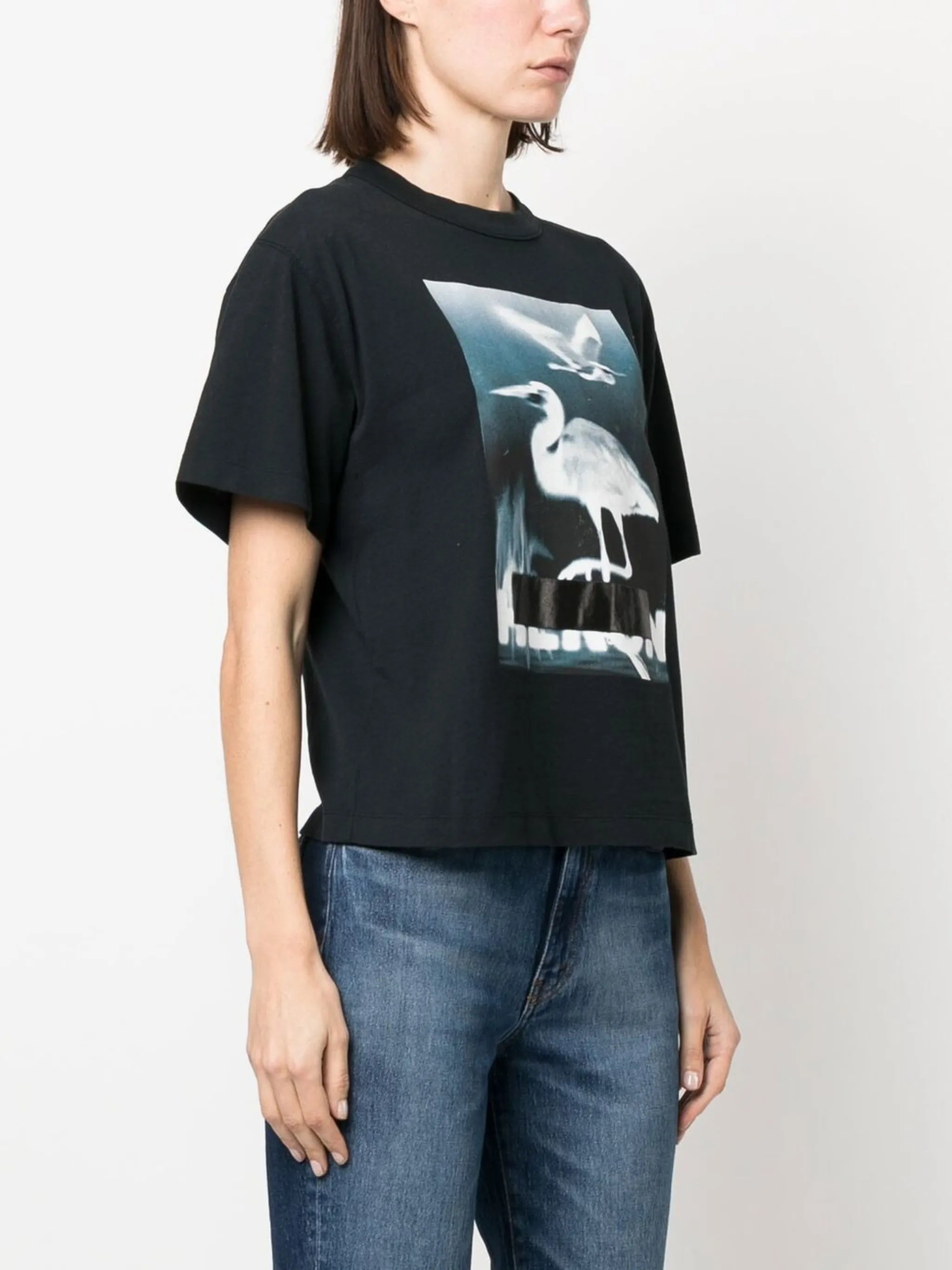 Censored graphic-print T-shirt