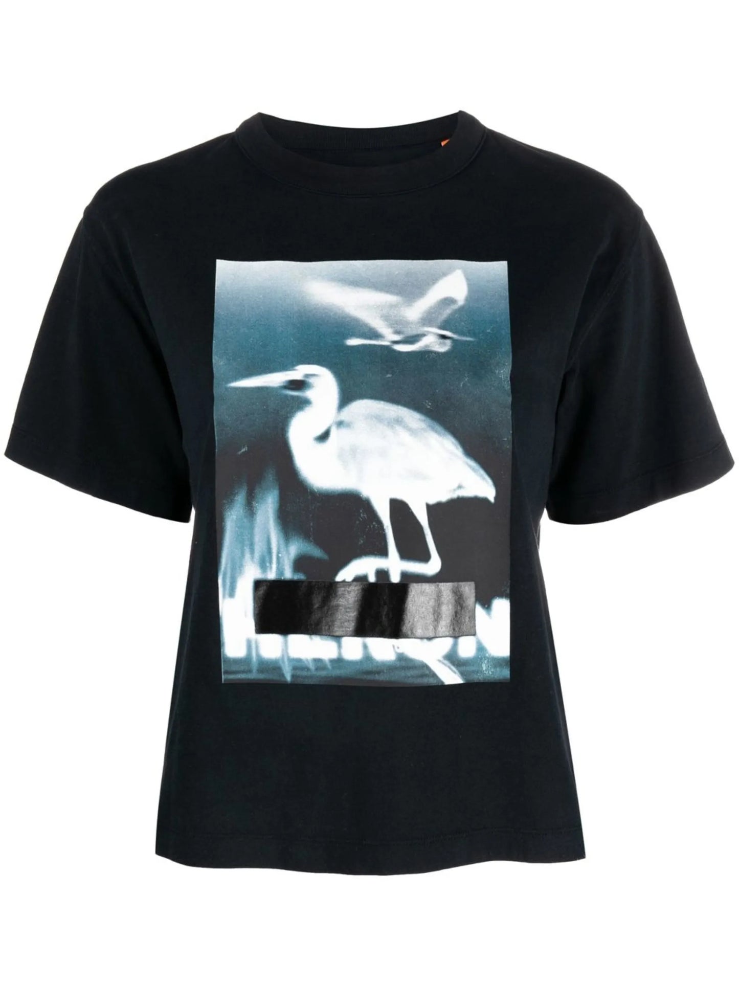Censored graphic-print T-shirt